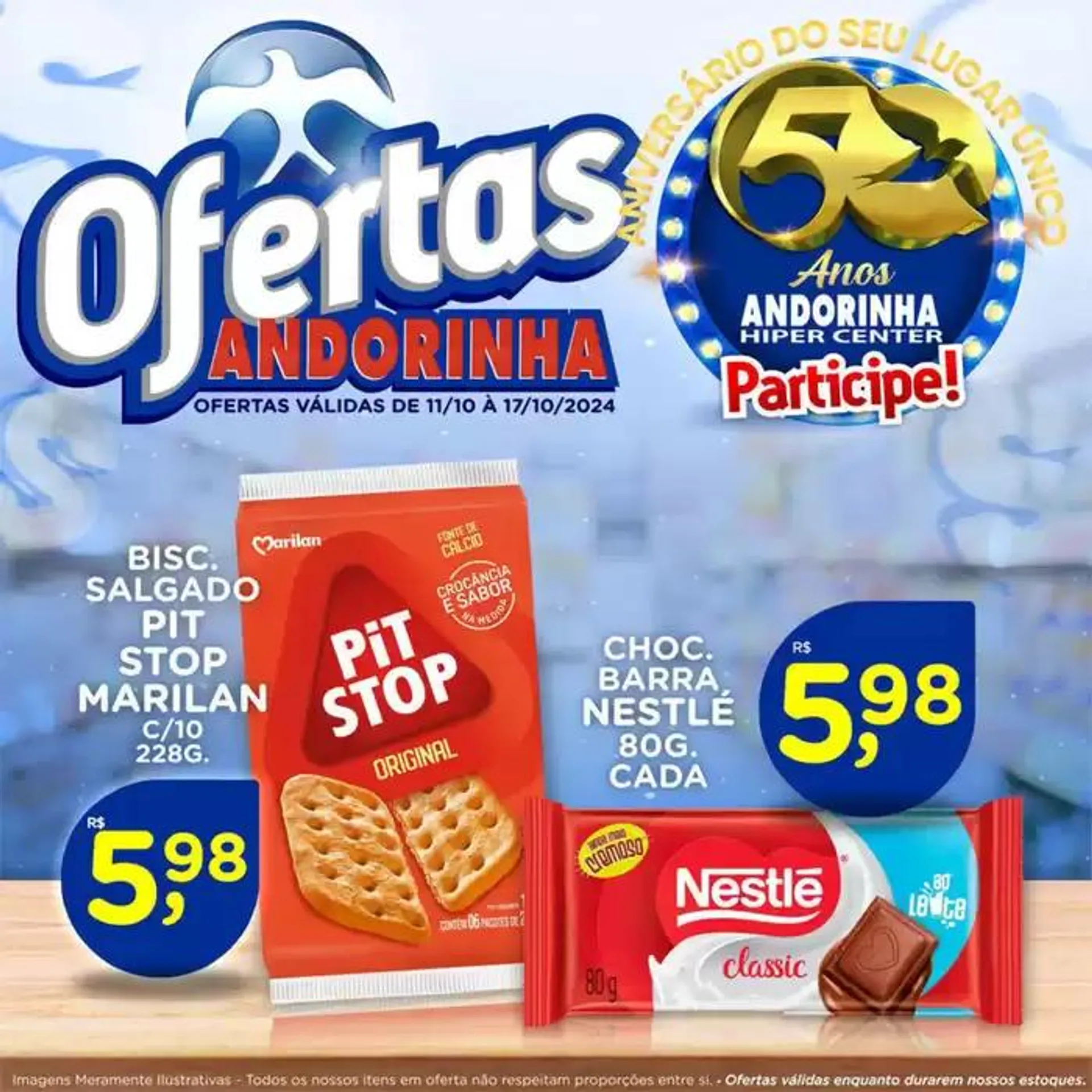 Encarte de Andorinha Hipermercado OFERTAS 11 de outubro até 17 de outubro 2024 - Pagina 2