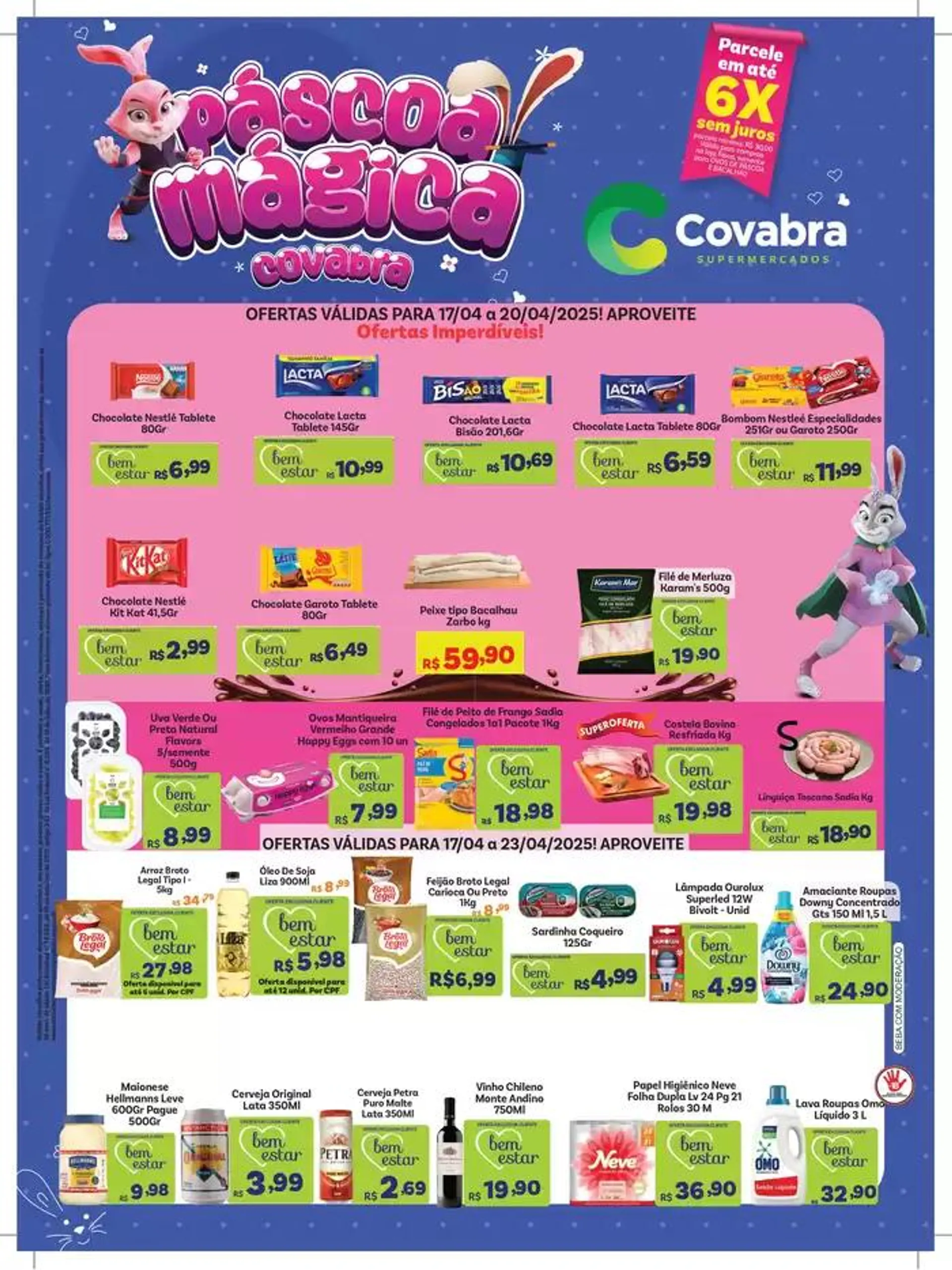 Encarte de Pechinchas e ofertas atuais 17 de abril até 23 de abril 2025 - Pagina 1