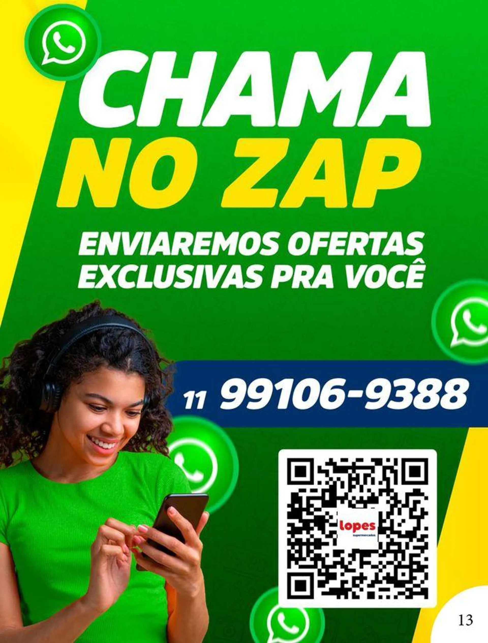 Encarte de Revista Lopes Supermercados 12 de outubro até 31 de dezembro 2025 - Pagina 13