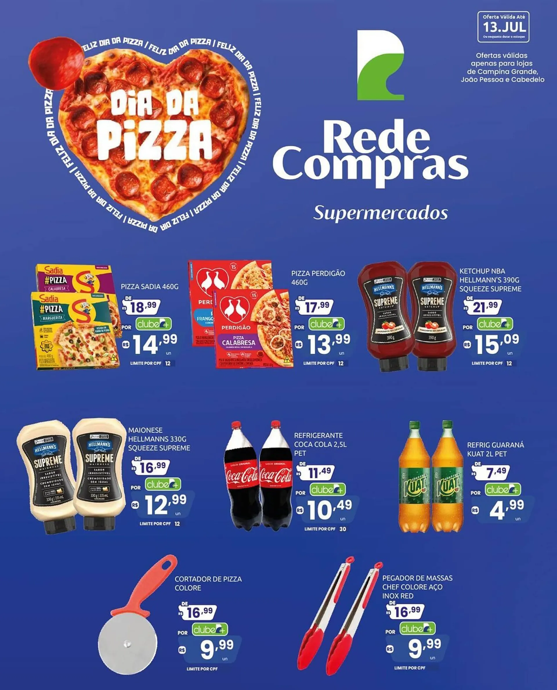Encarte de Catálogo Rede Compras 10 de julho até 13 de julho 2025 - Pagina 1