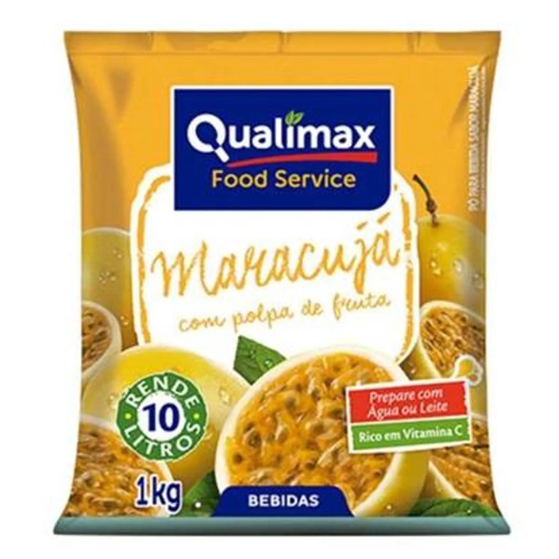 Suco em Pó Maracujá 1kg 1 UN Qualimax