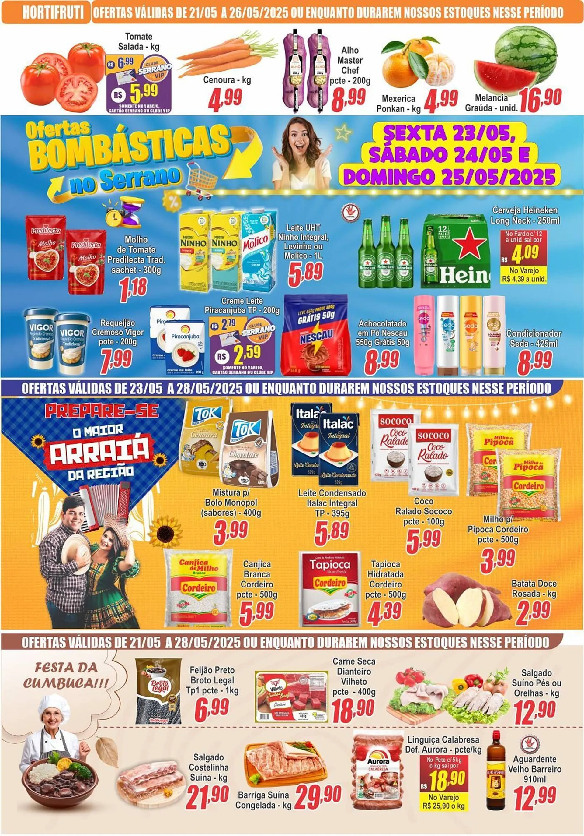 Encarte de Catálogo Serrano Supermercado 20 de maio até 28 de maio 2025 - Pagina 2