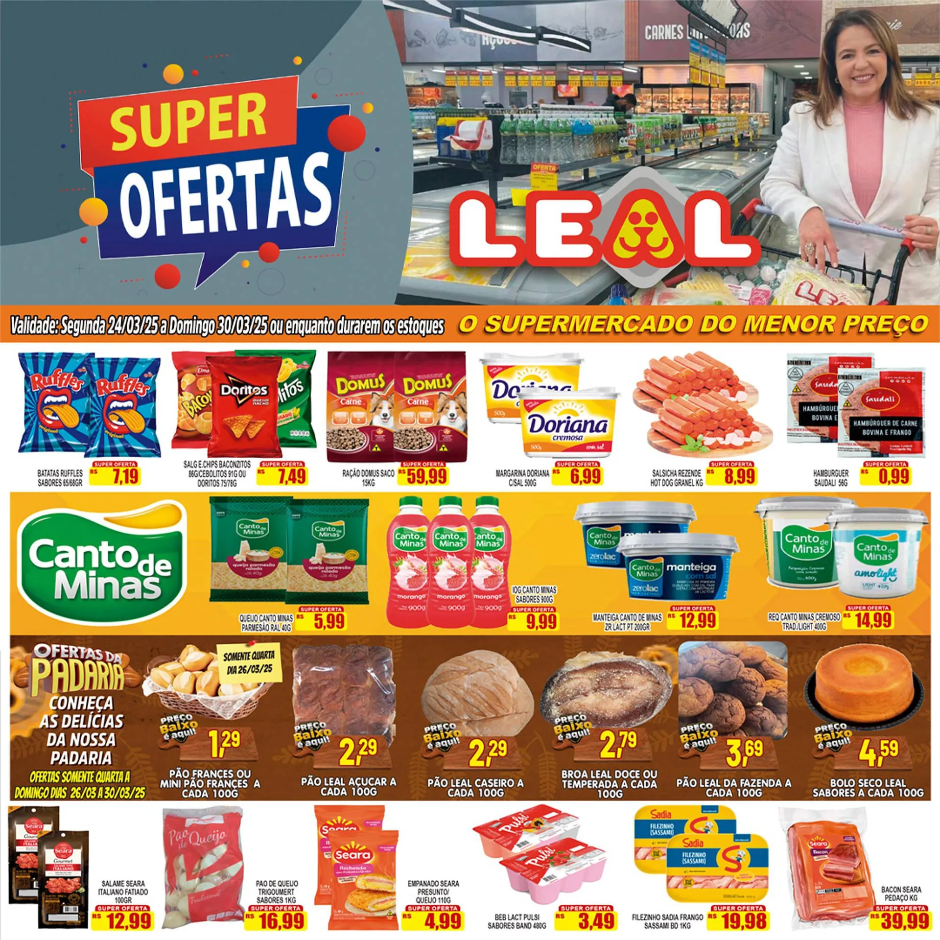 Encarte de Catálogo Supermercado leal 24 de março até 30 de março 2025 - Pagina 3