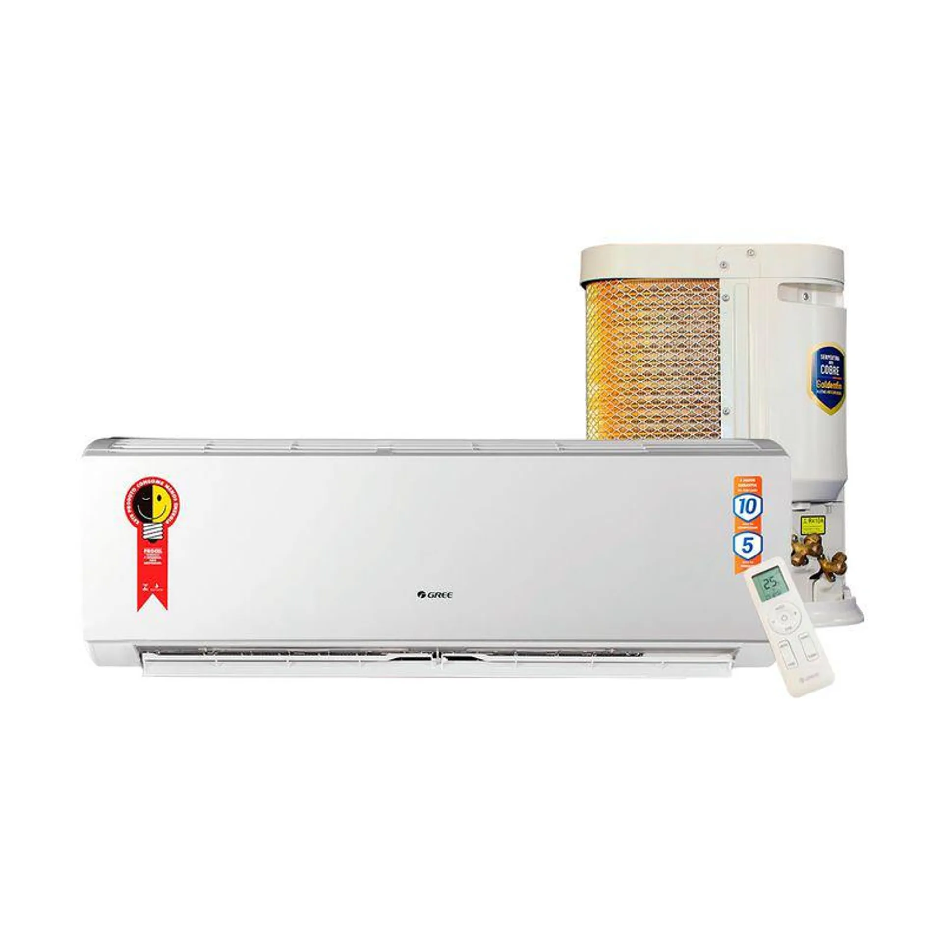 Ar Condicionado Gree GTop Inverter Connection 12000 BTUs Frio 220v D3DNA4JW/I