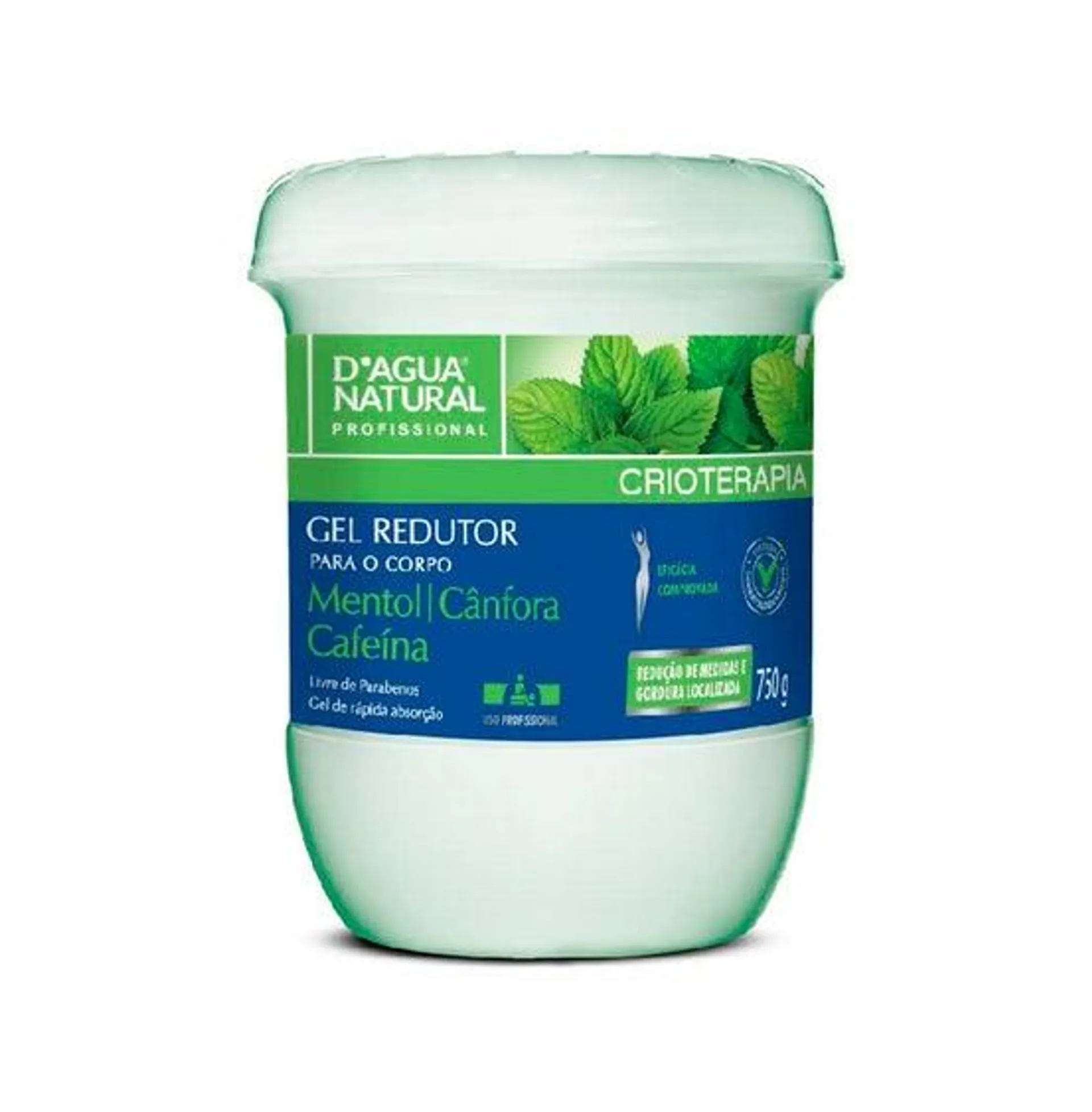 Gel Redutor D'agua Natural 750g