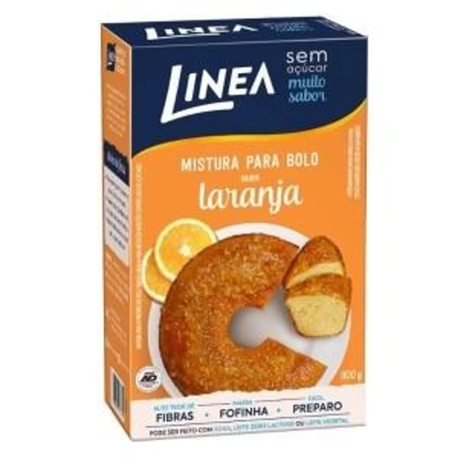 Mistura Bolo Linea Sem Açúcar Laranja 300g