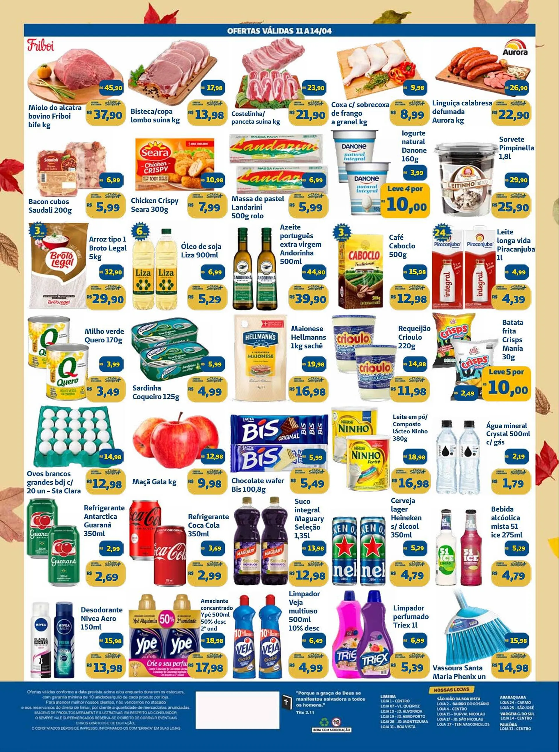 Encarte de Catálogo Sempre Vale Supermercados 11 de abril até 14 de abril 2024 - Pagina 2