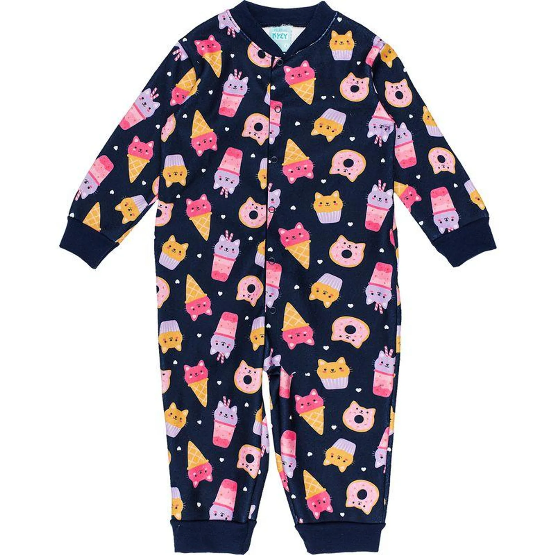 Macacão Pijama Infantil Feminino Kyly Soft - 208118.6826.8