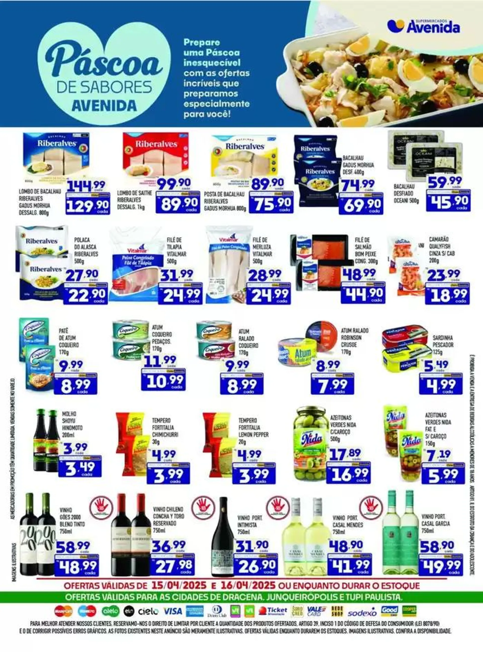 Encarte de Descontos e promoções 15 de abril até 16 de abril 2025 - Pagina 1
