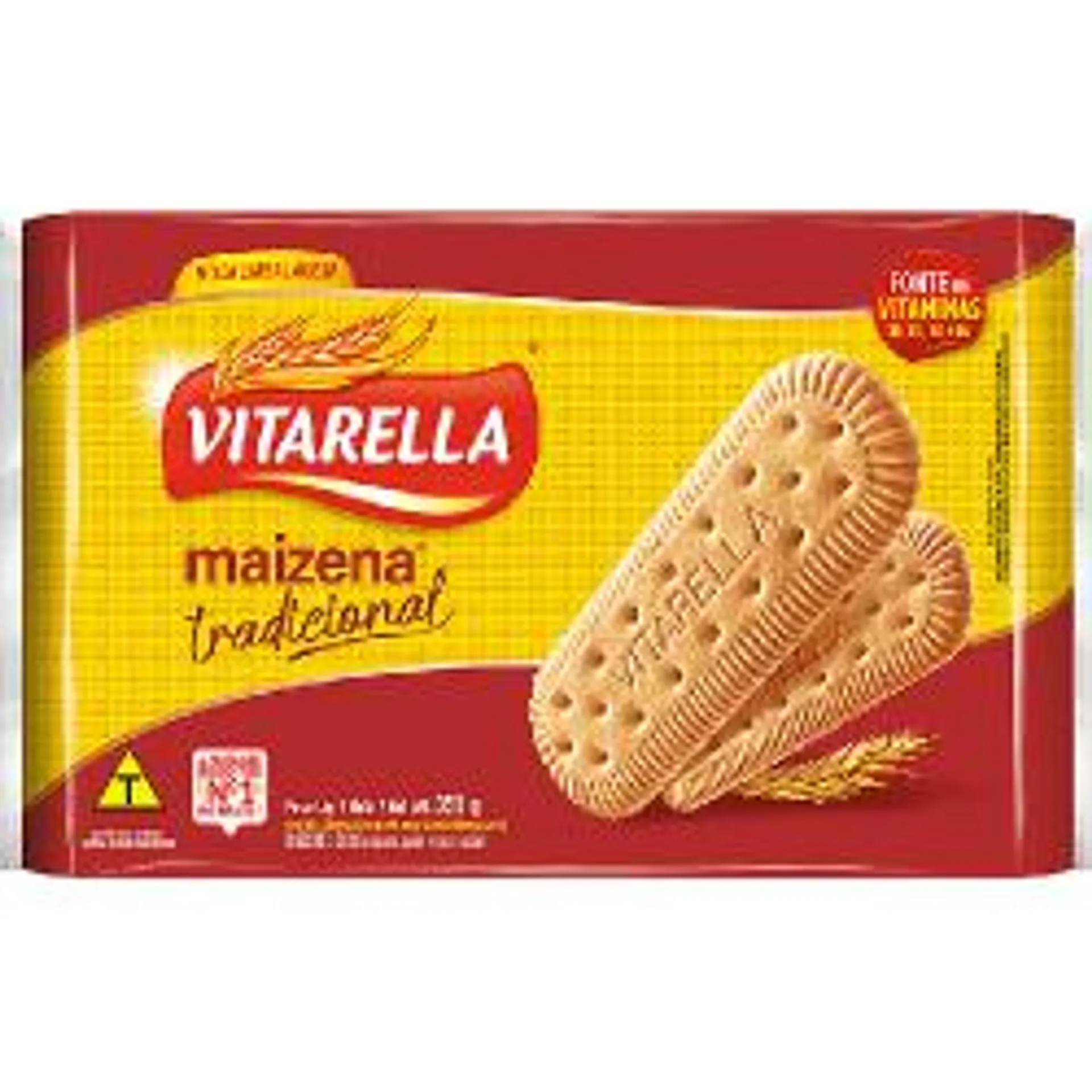 Biscoito Maizena Tradicional Vitarella Pacote 350g