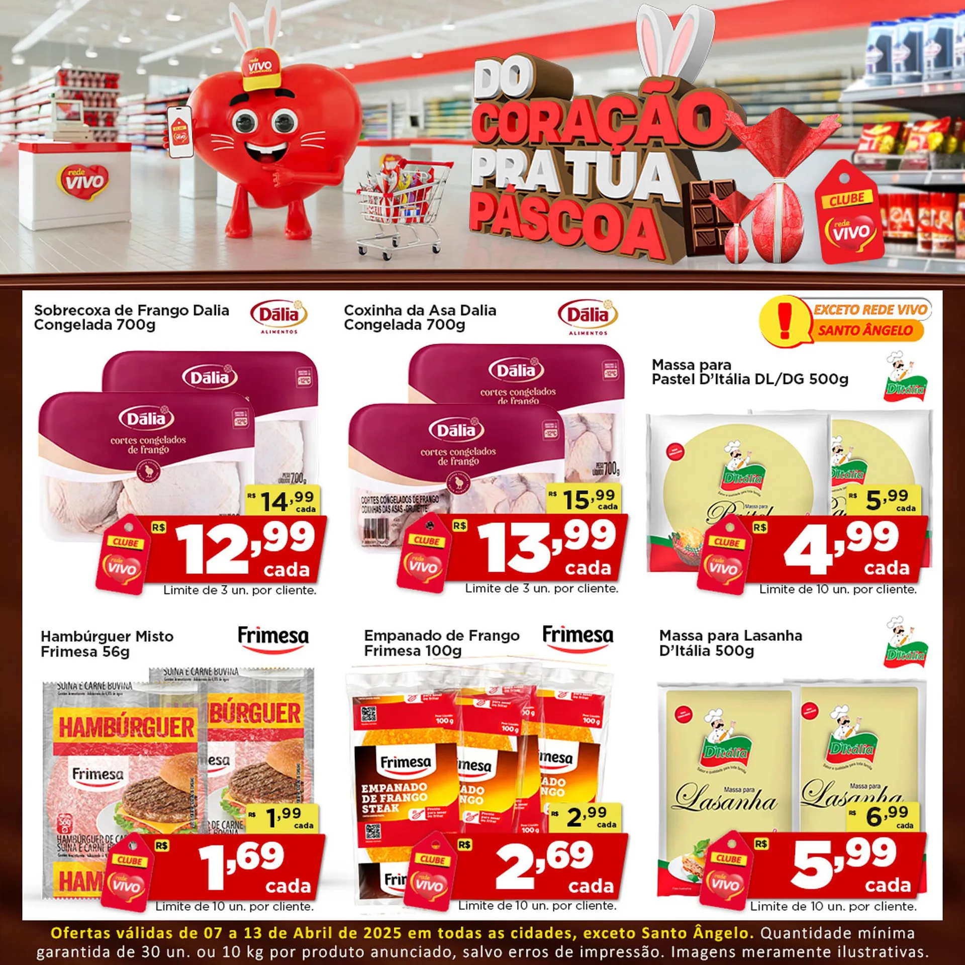 Encarte de Catálogo Rede Vivo 7 de abril até 13 de abril 2025 - Pagina 1