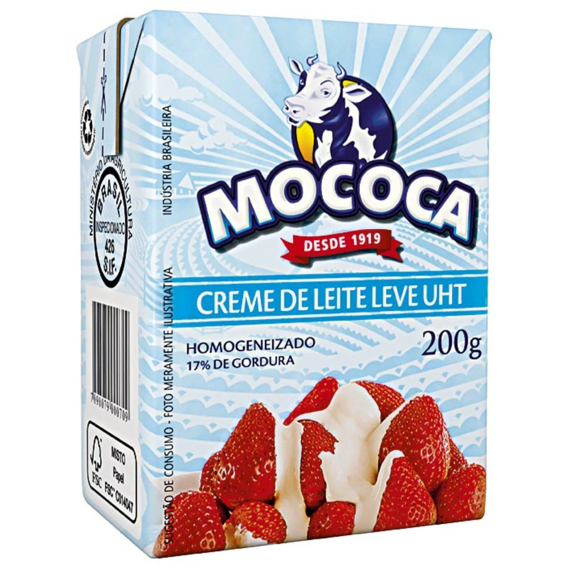 Creme De Leite Leve Mococa 200g