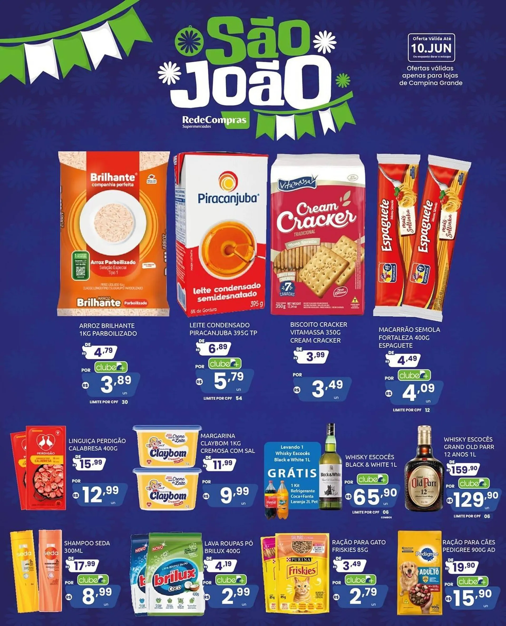 Encarte de Catálogo Rede Compras 7 de junho até 10 de junho 2025 - Pagina 1