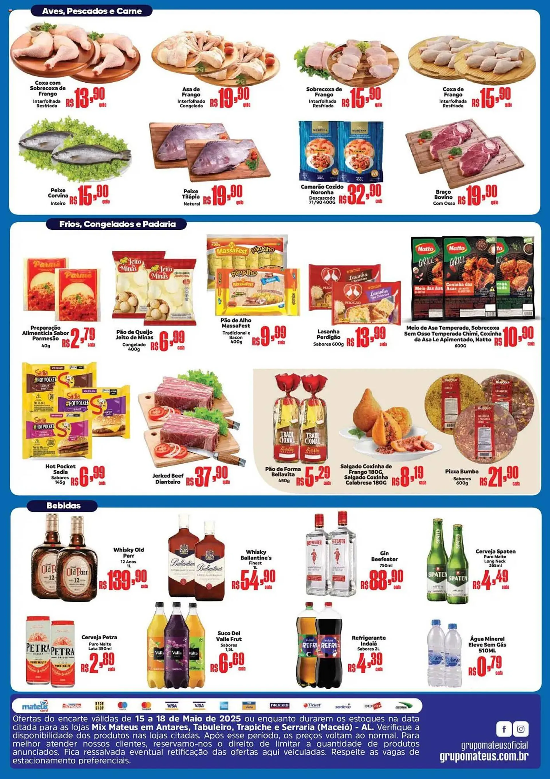 Encarte de Catálogo Supermercados Mateus 15 de maio até 18 de maio 2025 - Pagina 2