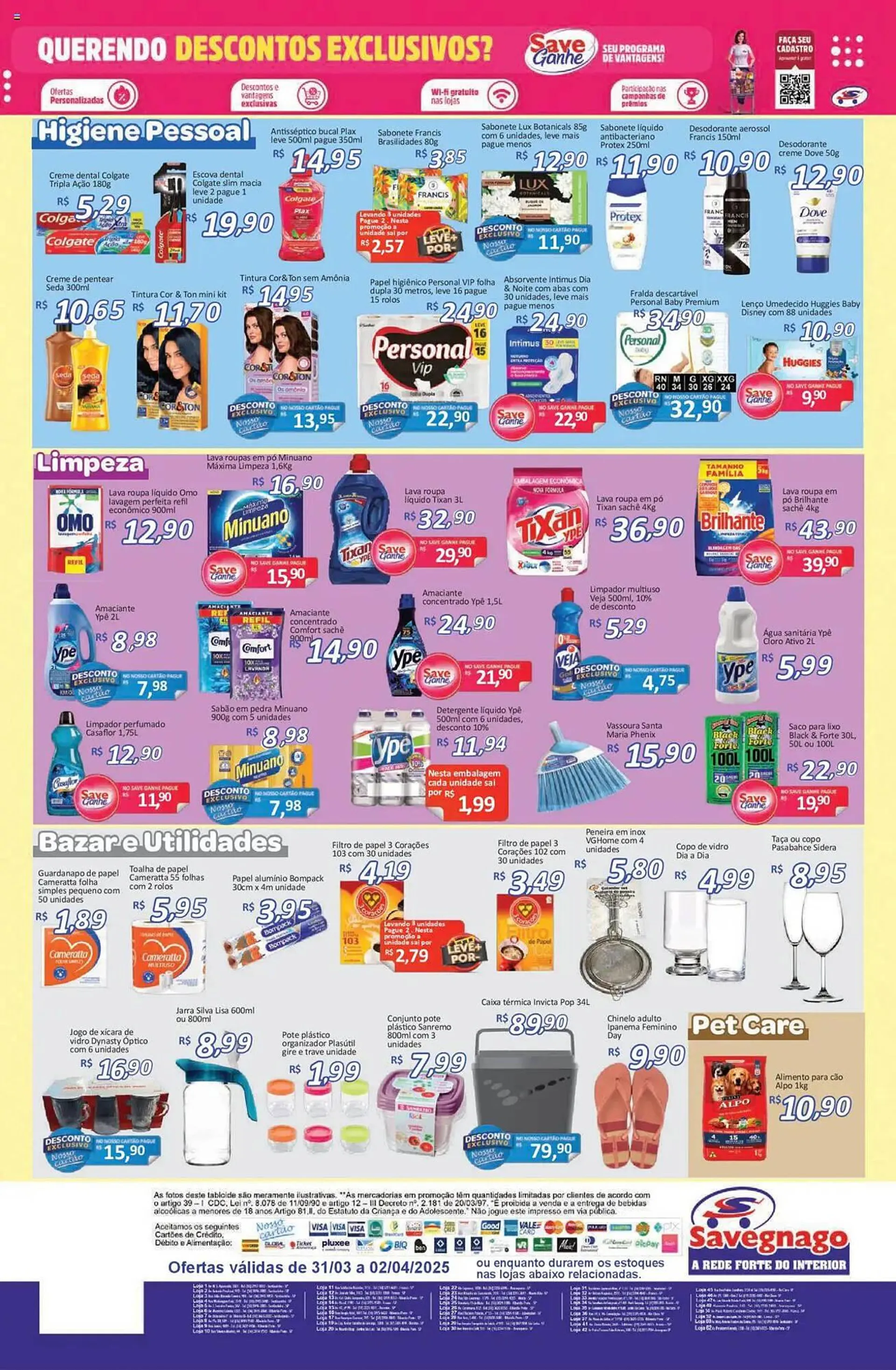 Encarte de Catálogo Supermercados Savegnago 31 de março até 2 de abril 2025 - Pagina 4