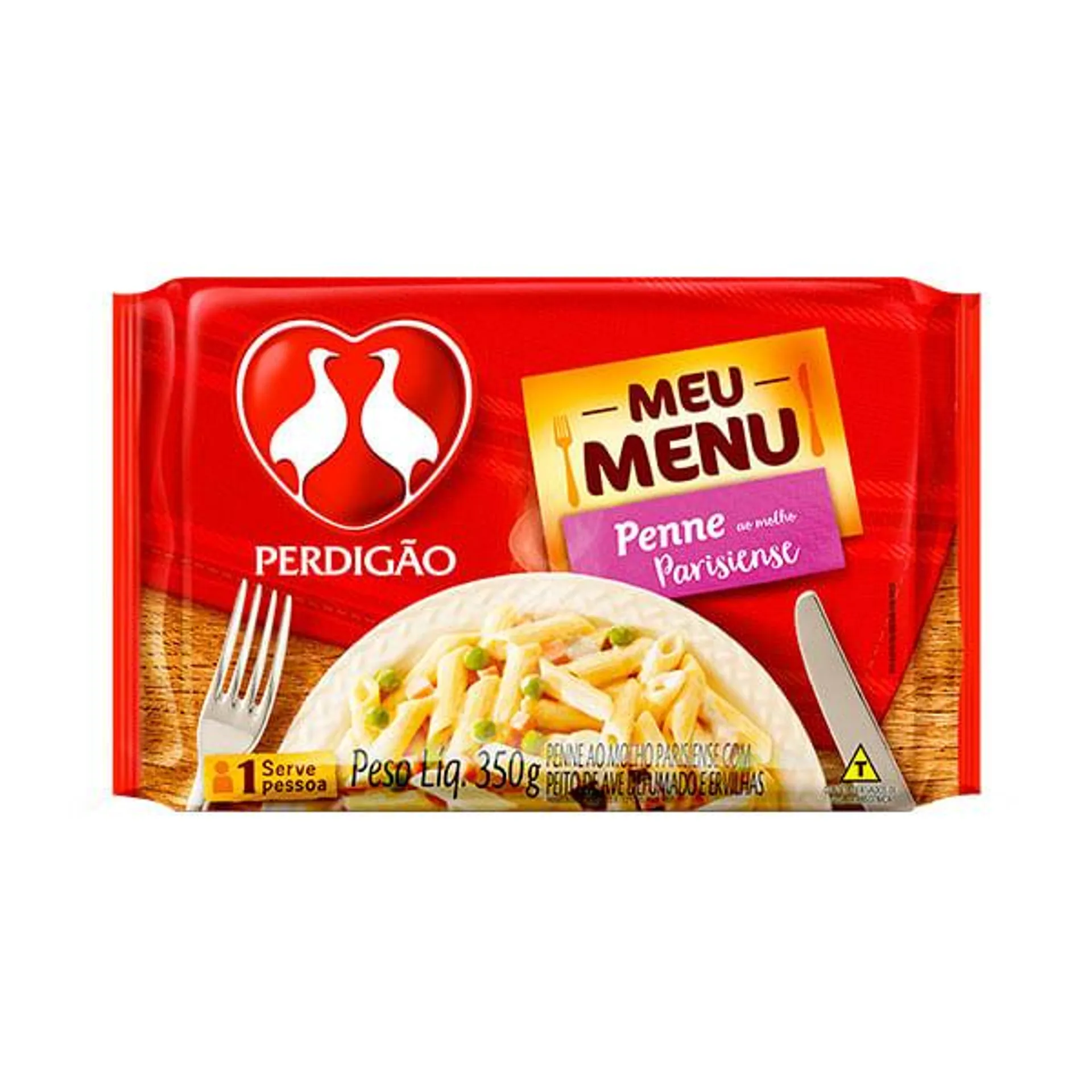 Meu Menu Perdigão Penne ao Molho Parisiense 350g