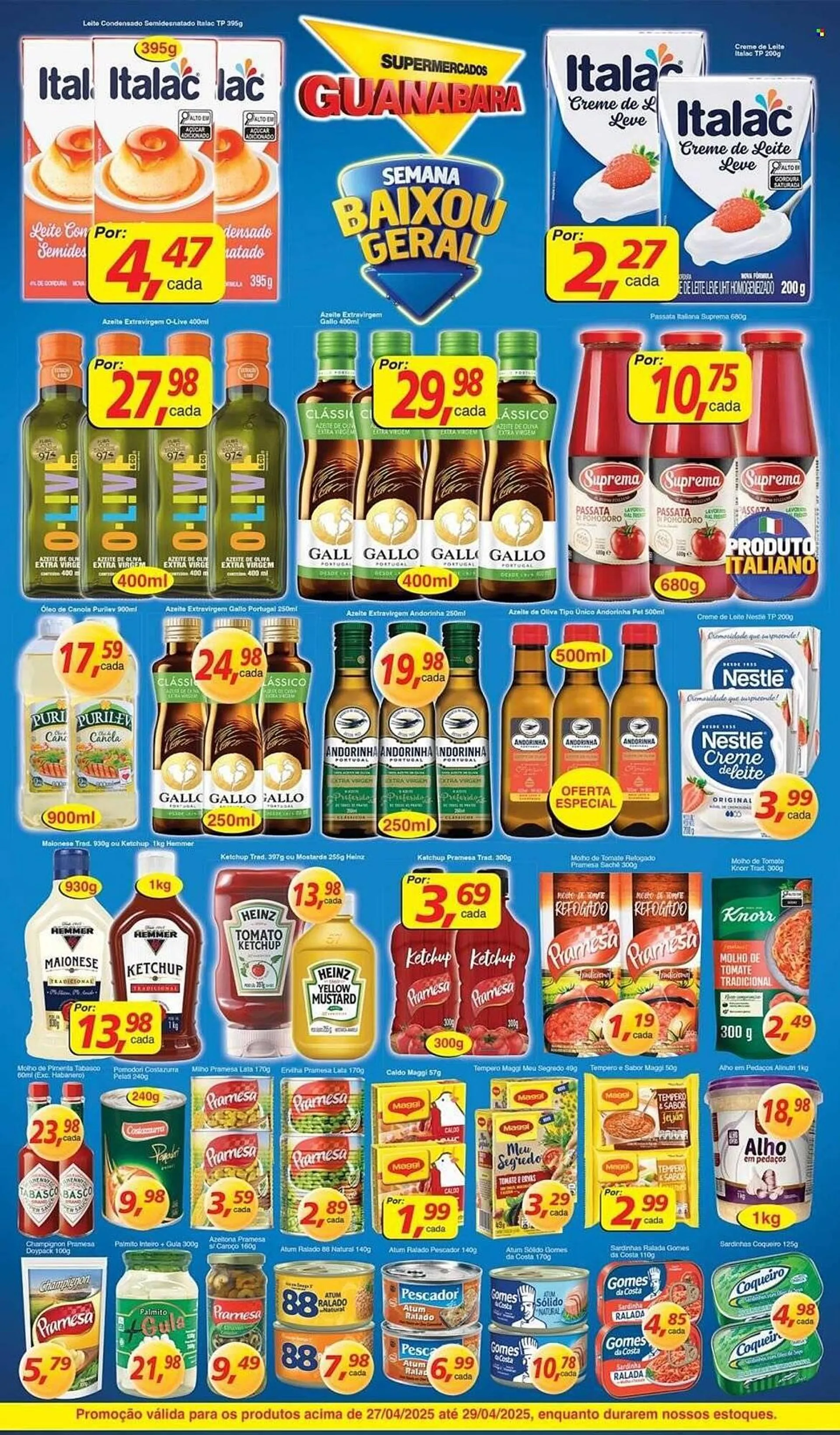 Encarte de Catálogo Supermercados Guanabara 27 de abril até 29 de abril 2025 - Pagina 3
