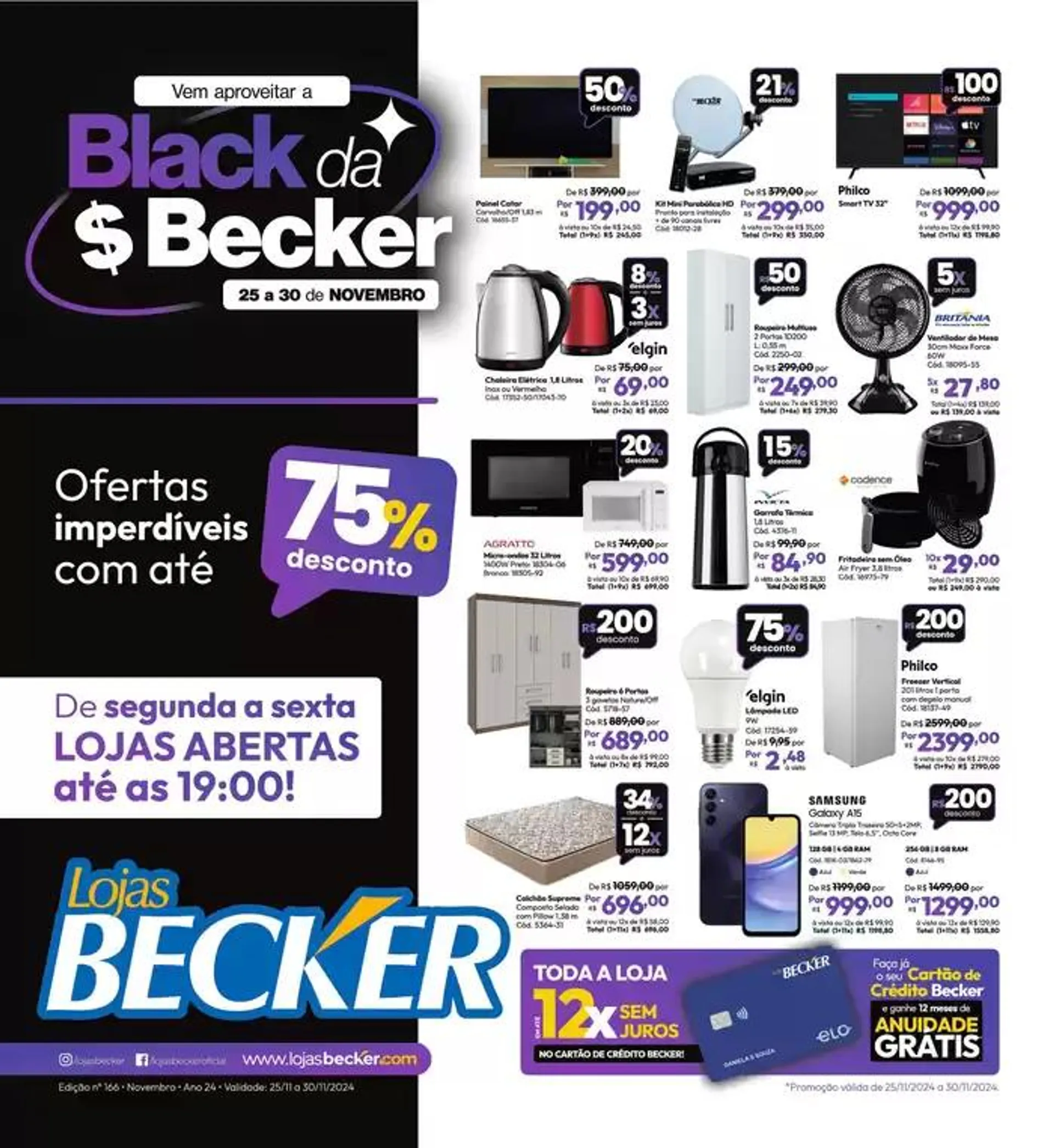 Encarte de Lojas Becker Edição de Black Friday 2024 26 de novembro até 30 de novembro 2024 - Pagina 1