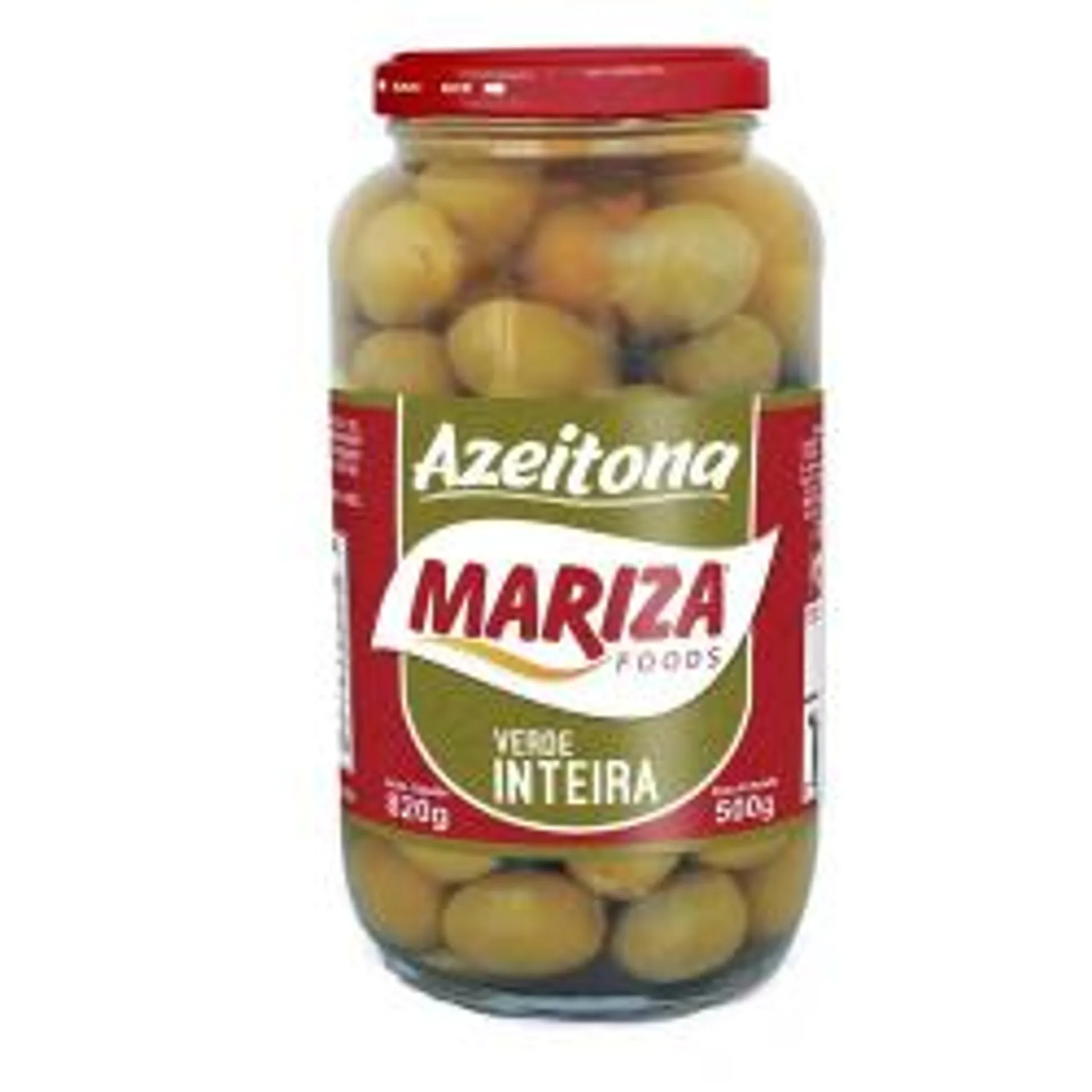 Azeitona Vde Mariza Inteira Vd 500g