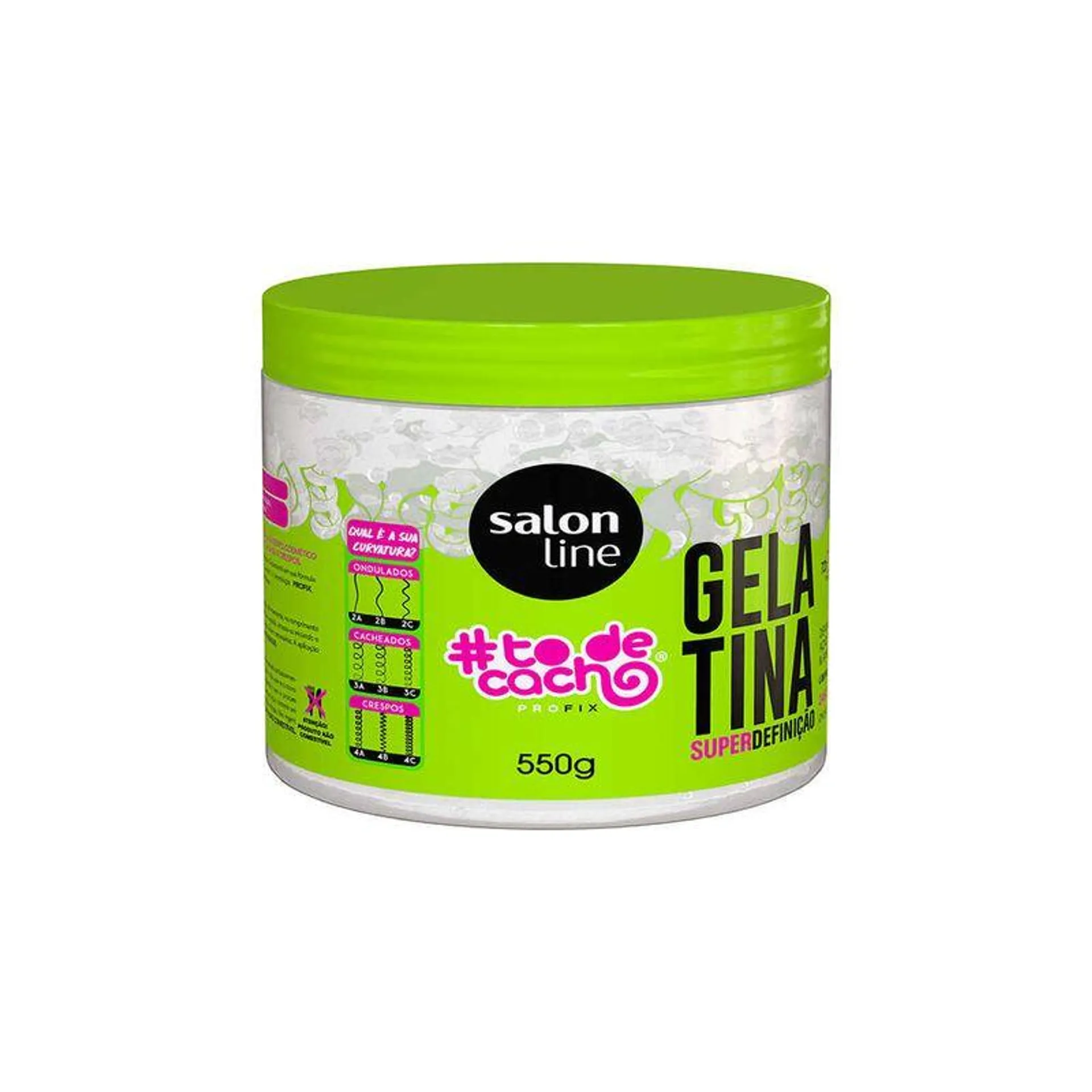 Creme Pentear Gelatina Salon Line 550g Super Definição