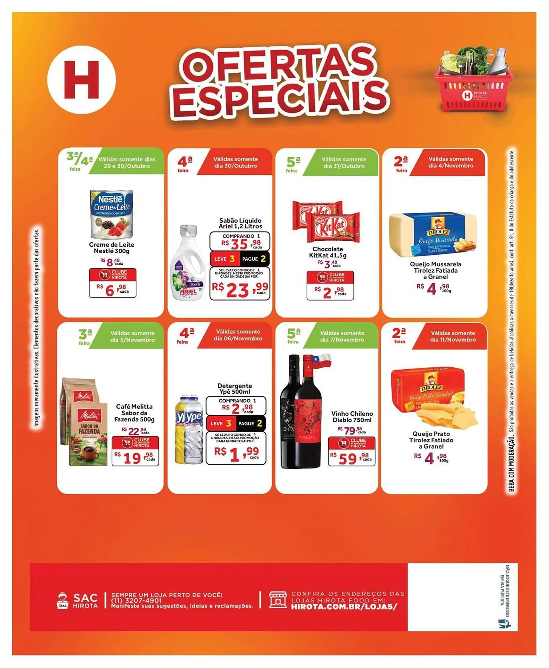 Encarte de Catálogo Hirota Food Supermercado 30 de outubro até 11 de novembro 2024 - Pagina 6