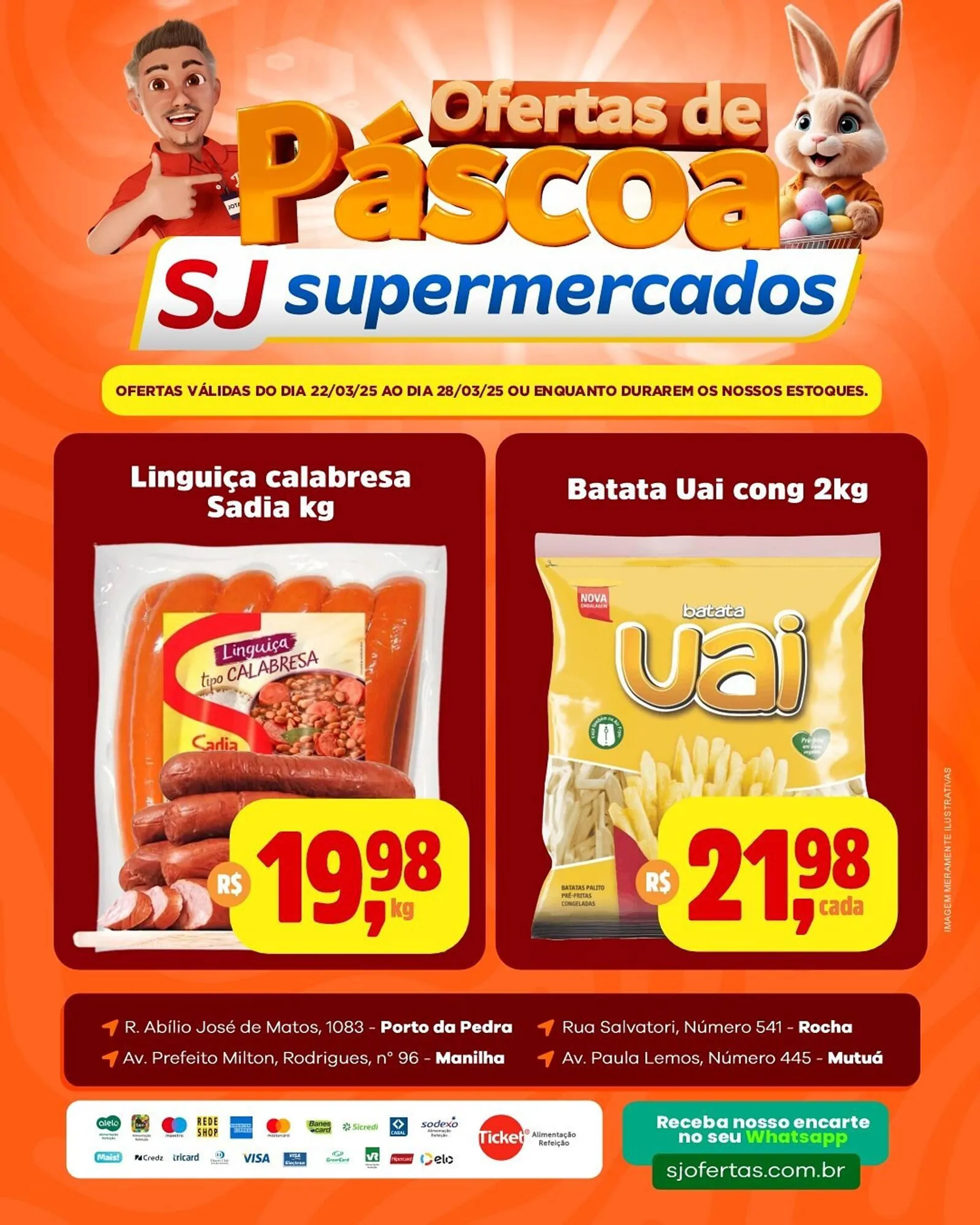 Encarte de Catálogo Sj Supermercados 22 de março até 28 de março 2025 - Pagina 4