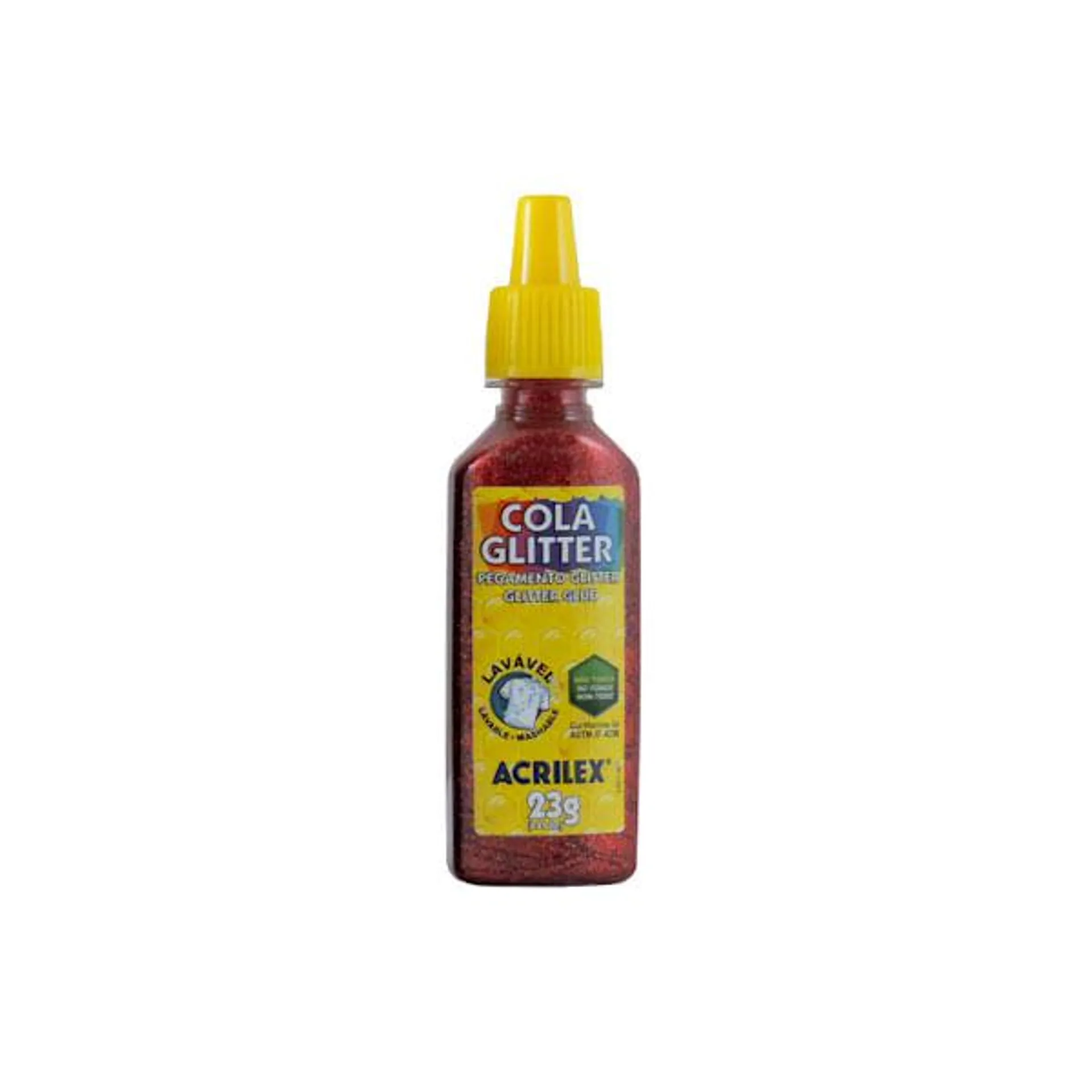 Cola Glitter 23g Vermelho - Acrilex