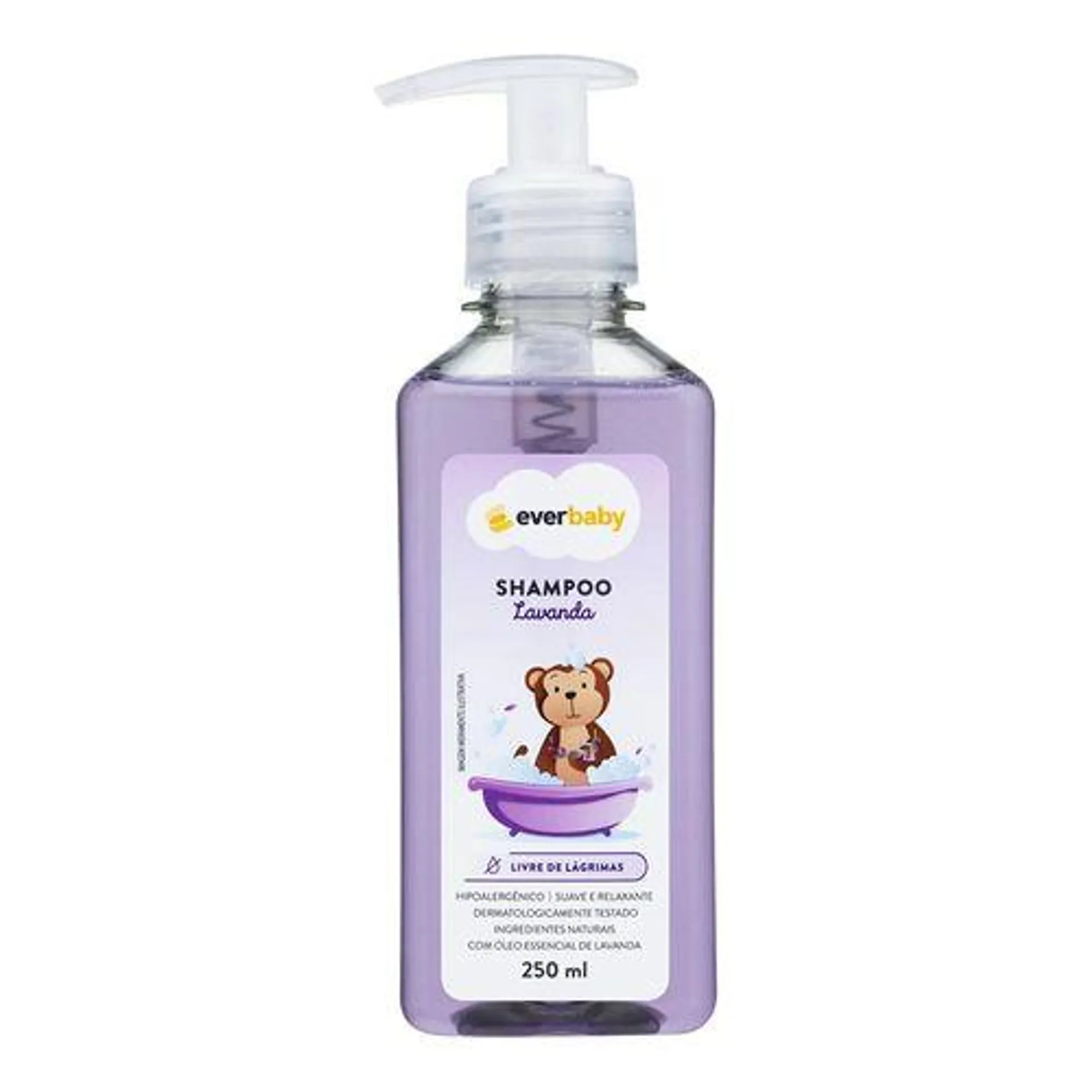 Shampoo Infantil Ever Baby Lavanda 250ml