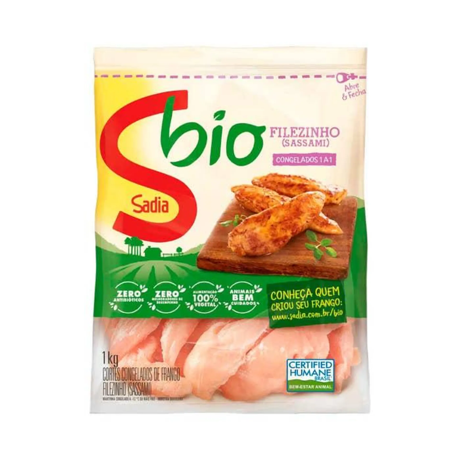 Sassami De Frango Sadia Bio 1kg