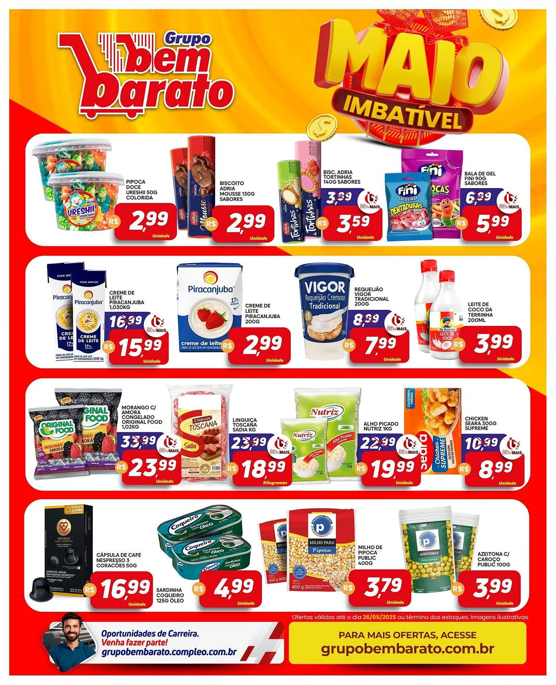 Encarte de Catálogo Supermercado Bem Barato 20 de maio até 26 de maio 2025 - Pagina 2
