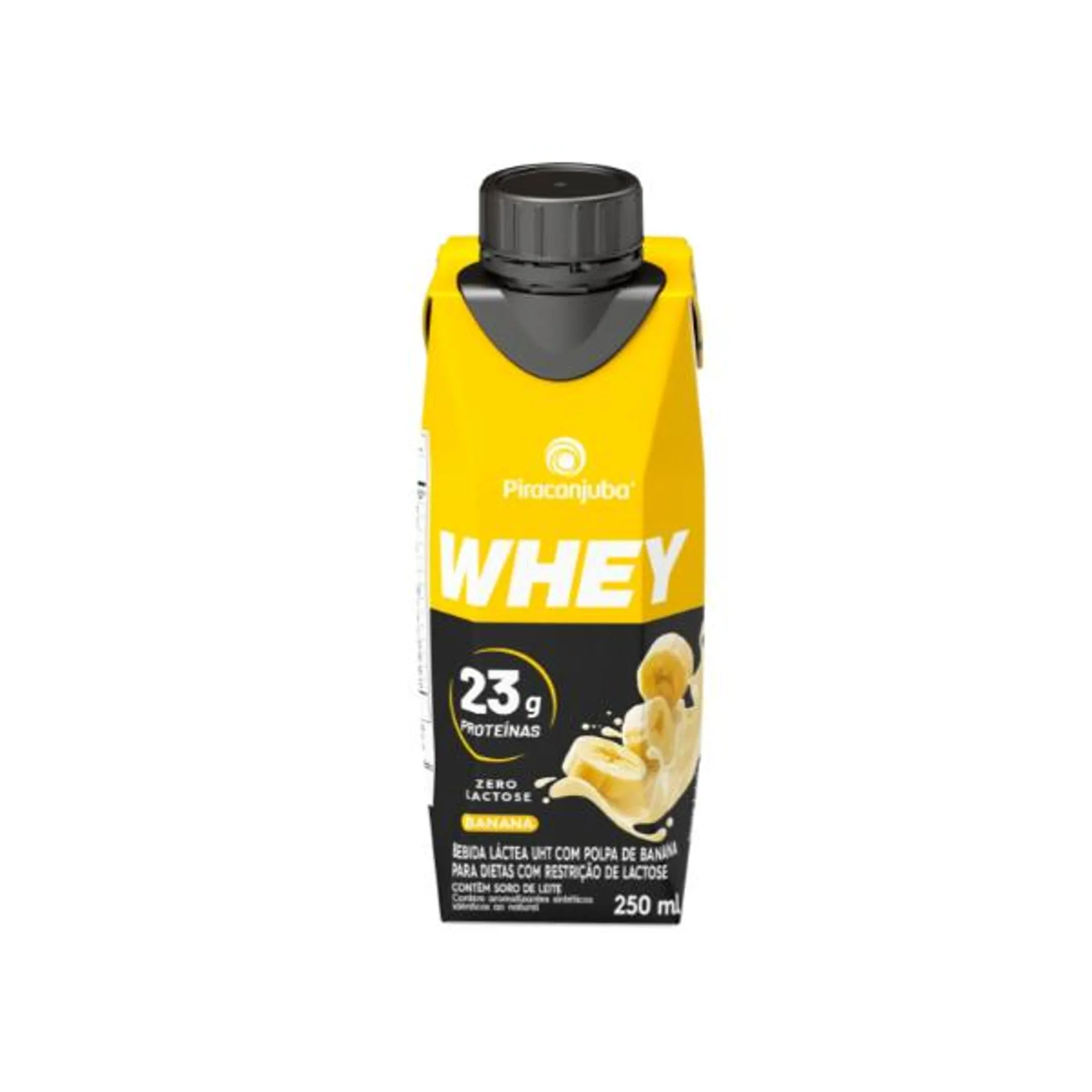 Bebida Láctea Piracanjuba Whey Banana 23g 250ml