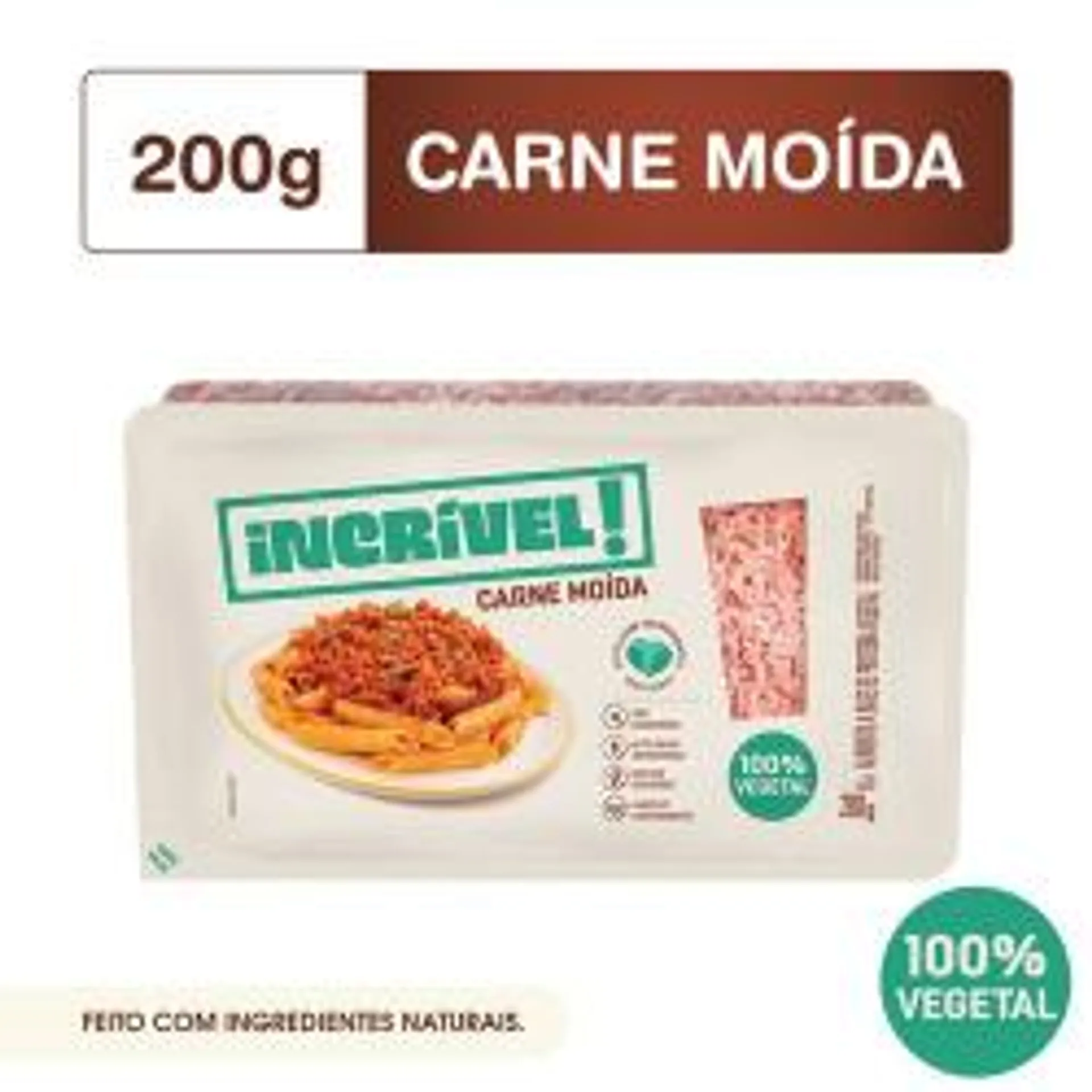 Carne Moída Incrível! 100% Vegetal 200g