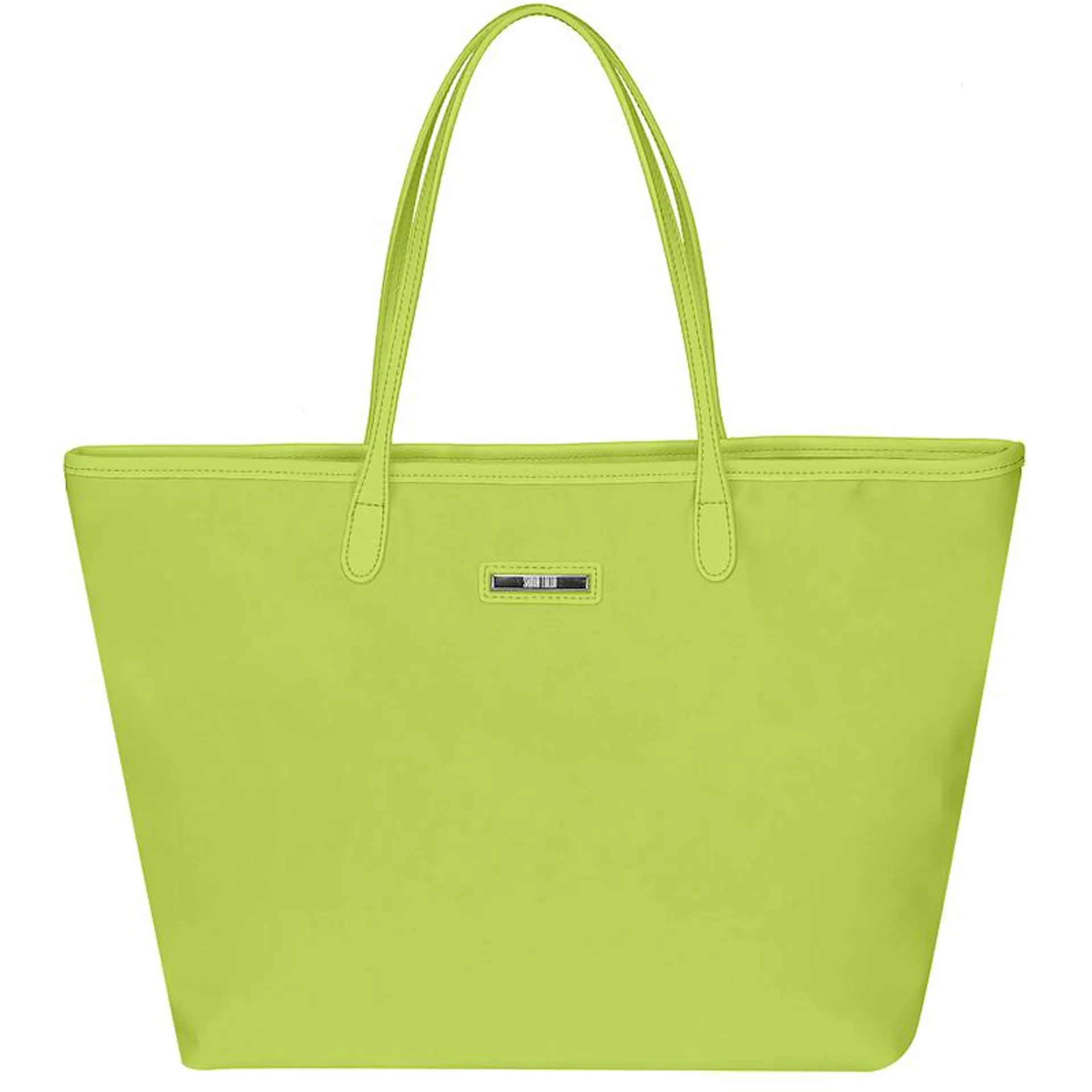 Bolsa Shopper Verde Limão Nylon Universitária