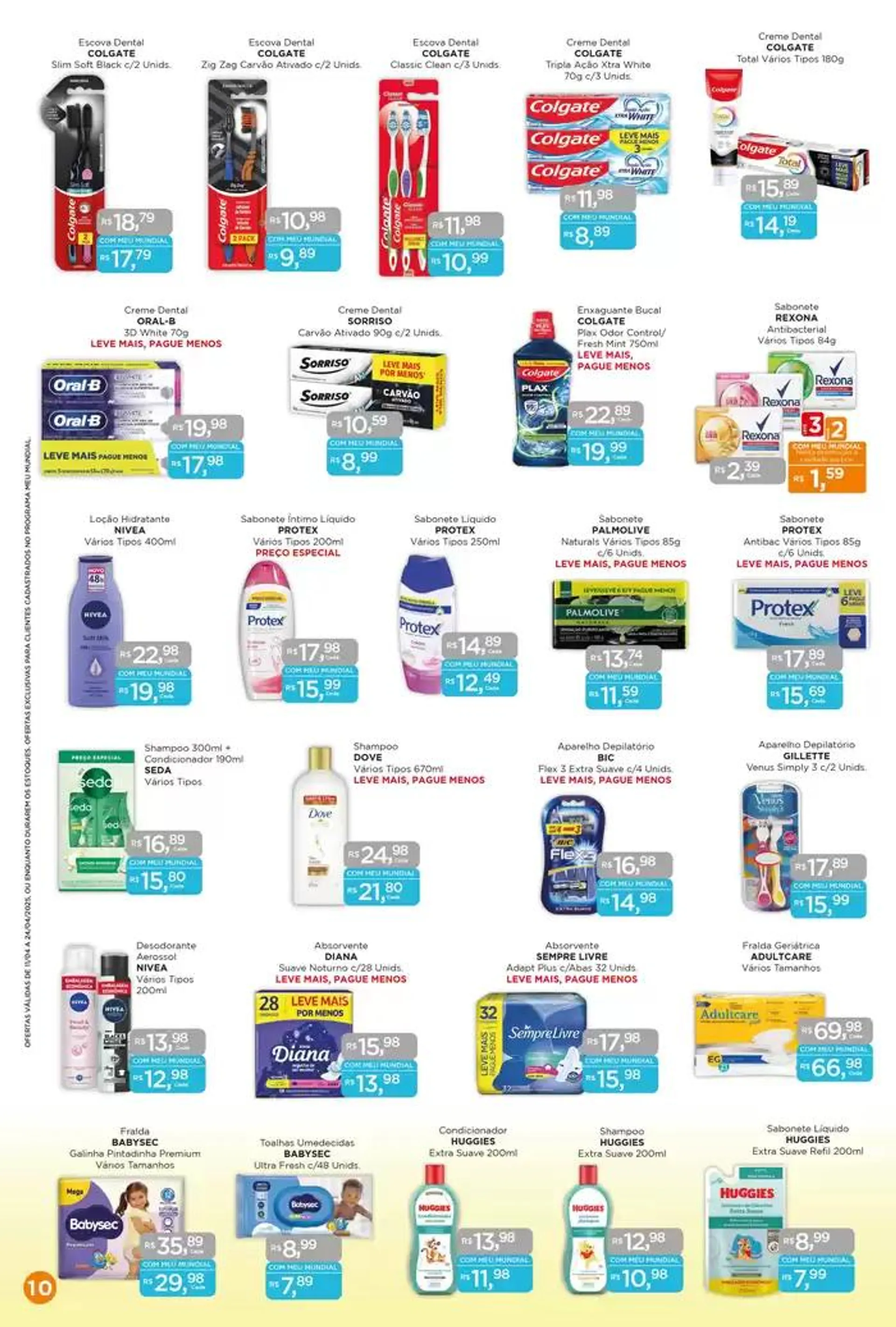 Encarte de Ofertas Supermercados Mundial 11 de abril até 24 de abril 2025 - Pagina 10