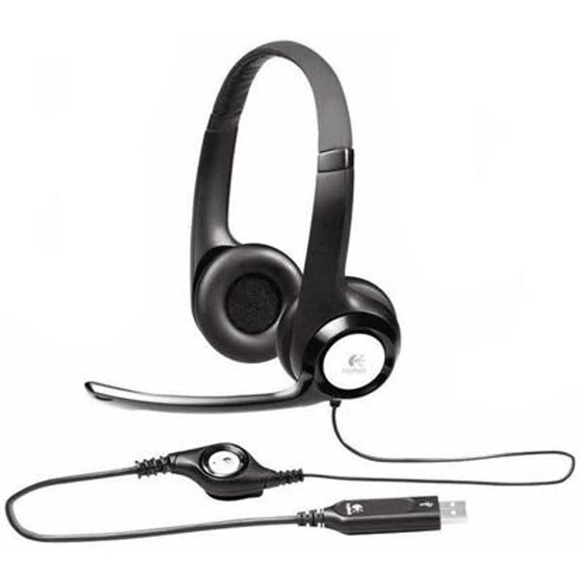 Headset USB Preto H390 1 UN Logitech