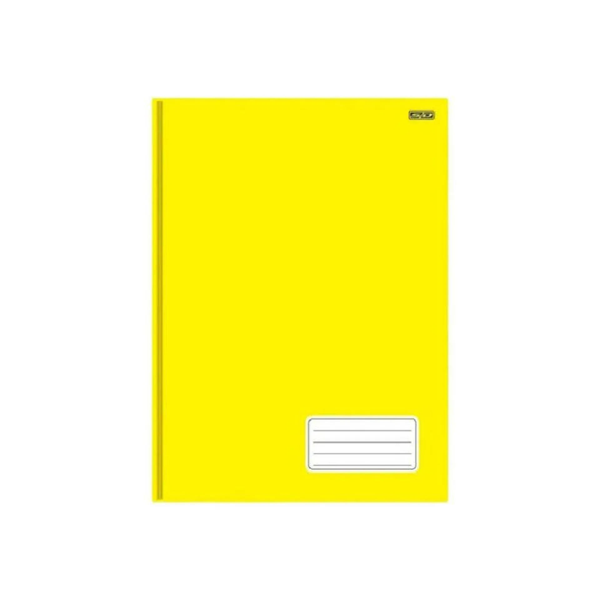 Caderno Brochura 1/4 Pequeno 96f Kbom Amarelo - SD