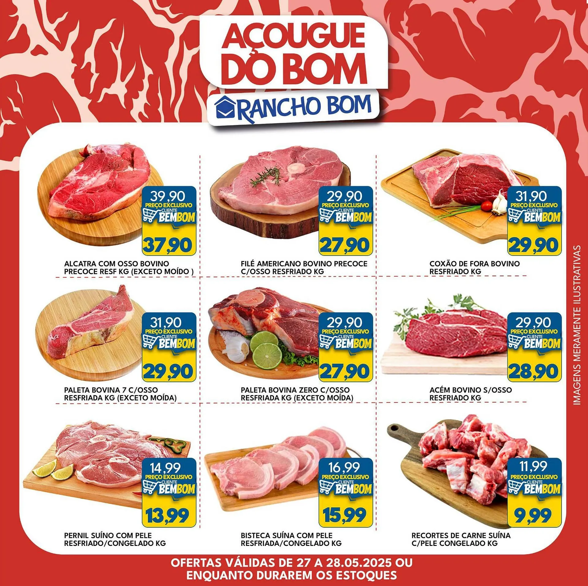 Encarte de Catálogo Rancho Bom Supermercados 26 de maio até 28 de maio 2025 - Pagina 1