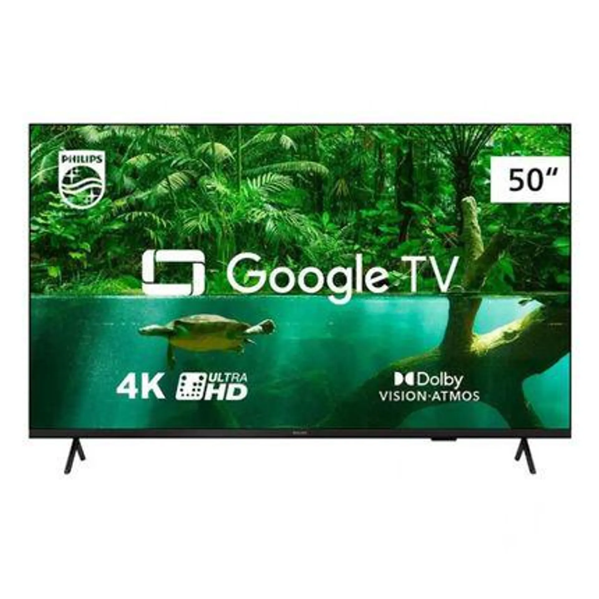 Smart TV Philips 50" 4K UHD Led Google TV 50PUG7408/78