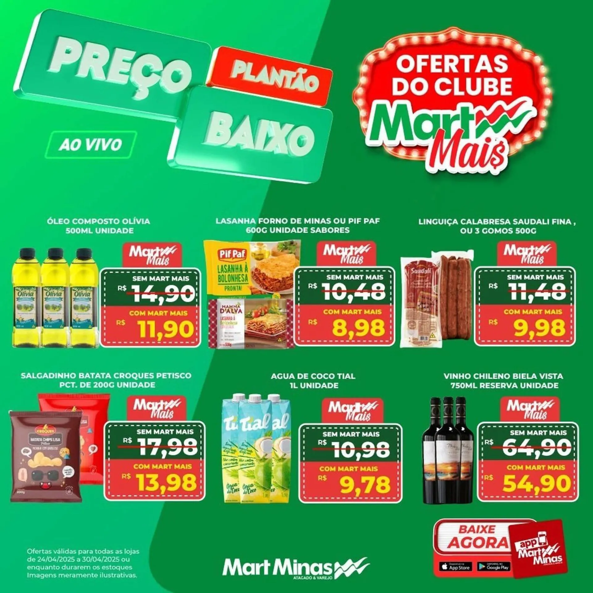 Encarte de Catálogo Mart Minas 24 de abril até 30 de abril 2025 - Pagina 1