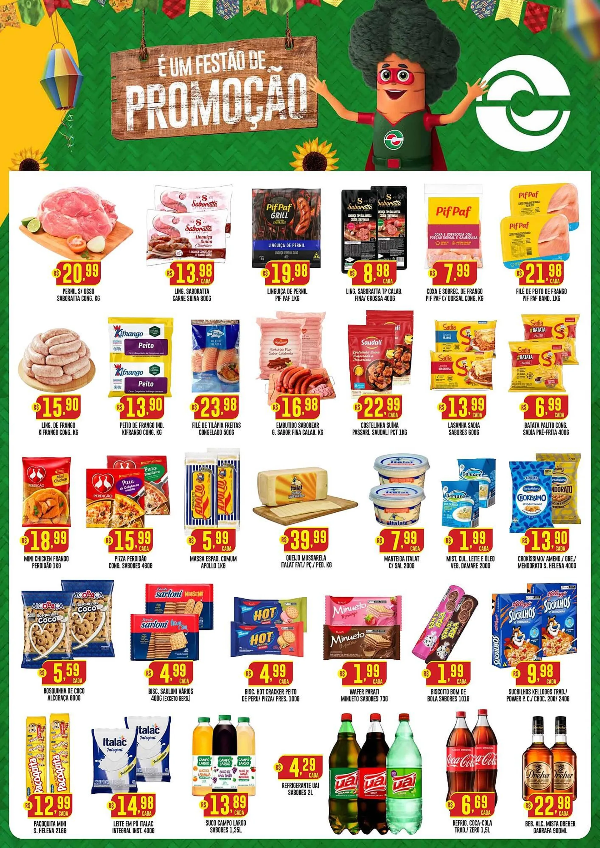 Encarte de Catálogo Casagrande Supermercados 23 de junho até 6 de julho 2025 - Pagina 1
