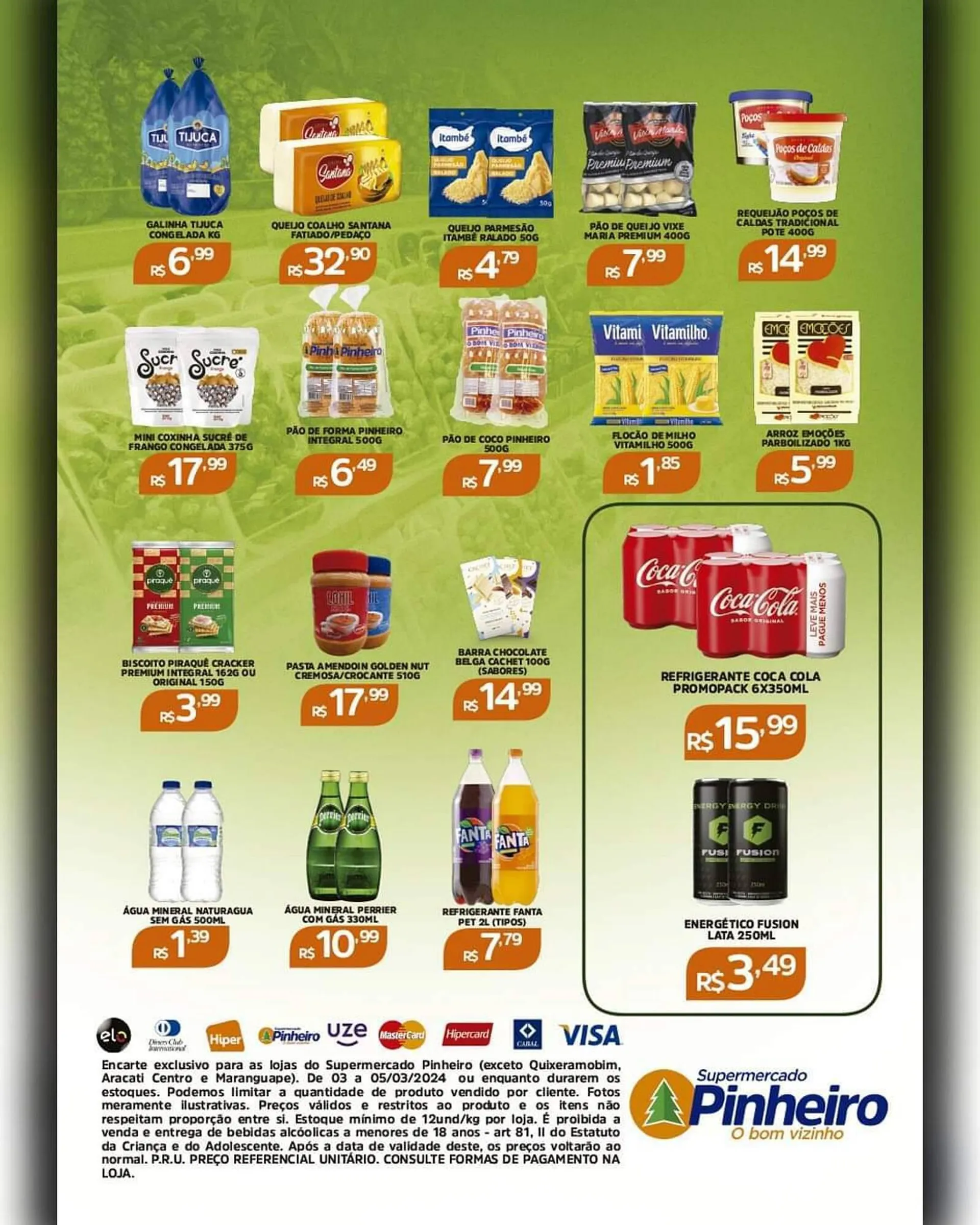 Encarte de Catálogo Pinheiro Supermercado 5 de março até 5 de março 2024 - Pagina 2