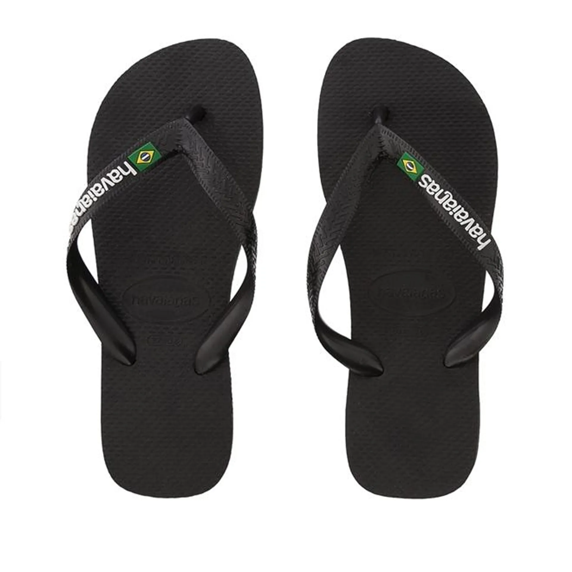 Chinelo Havaianas Brasil Logo Preto