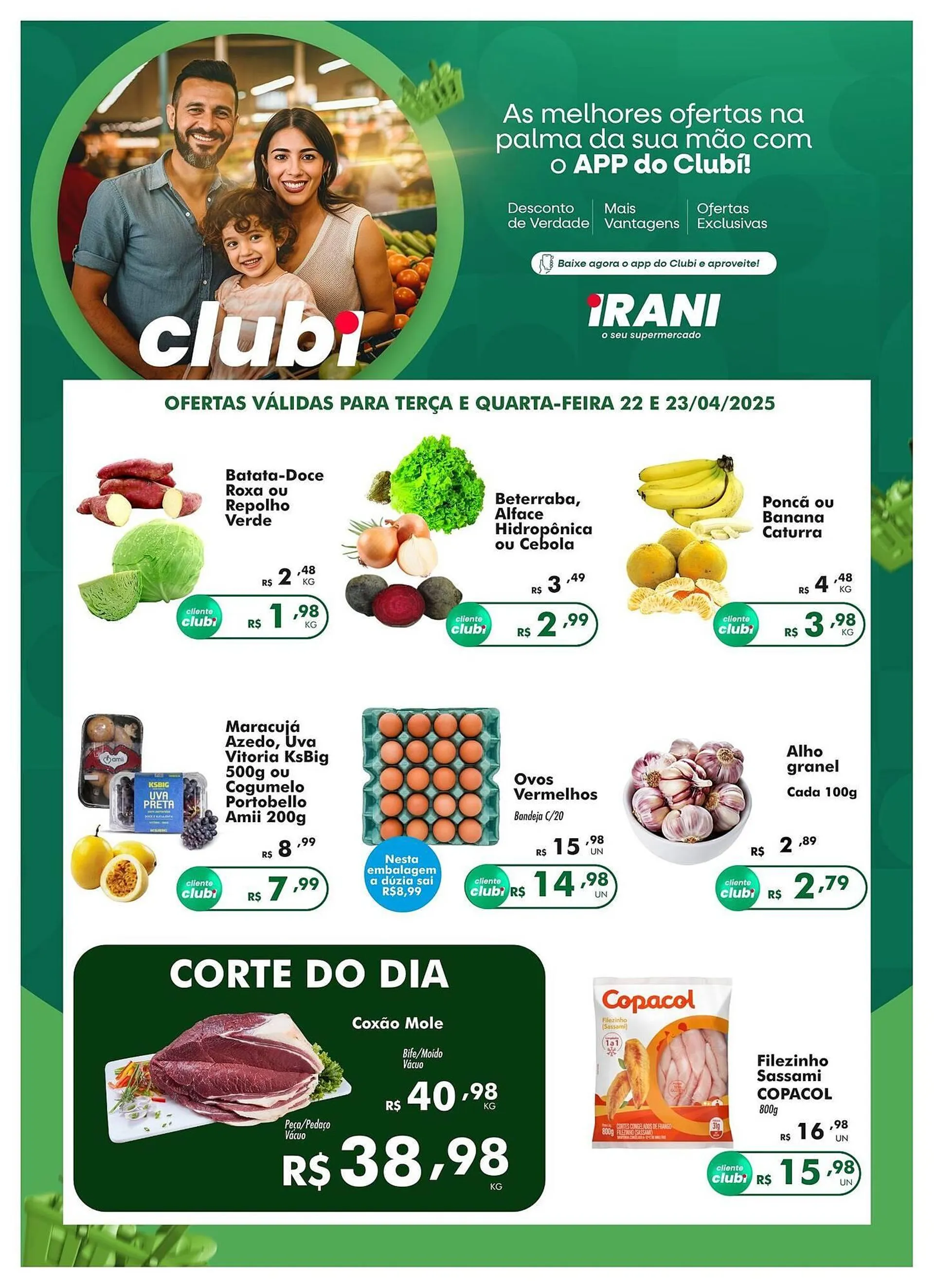 Encarte de Catálogo Irani Supermercados 22 de abril até 23 de abril 2025 - Pagina 2