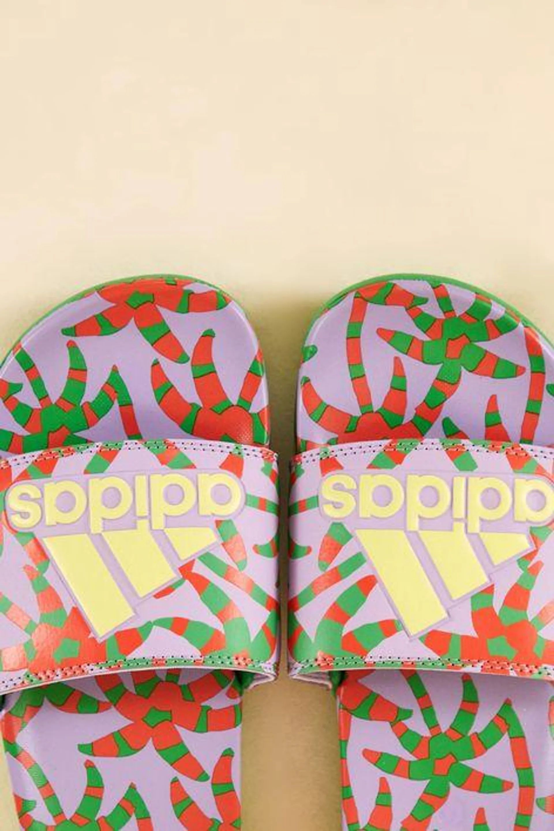 Adilette Adidas Sunny Palm Lilás