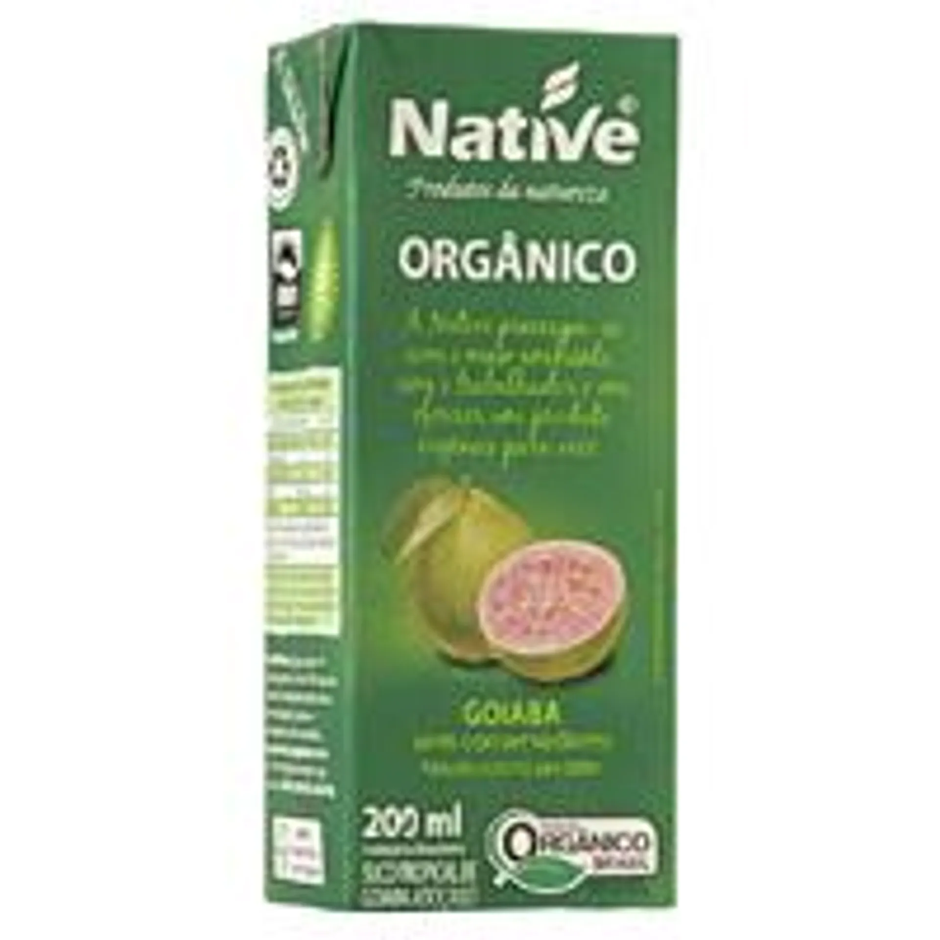 Suco Orgânico NATIVE Sabor Goiaba 200ml