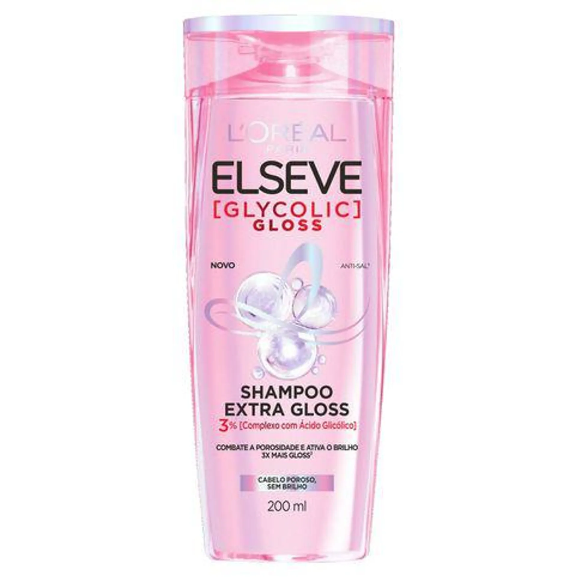 Shampoo Extra Gloss Elseve Glycolic Gloss 200ml