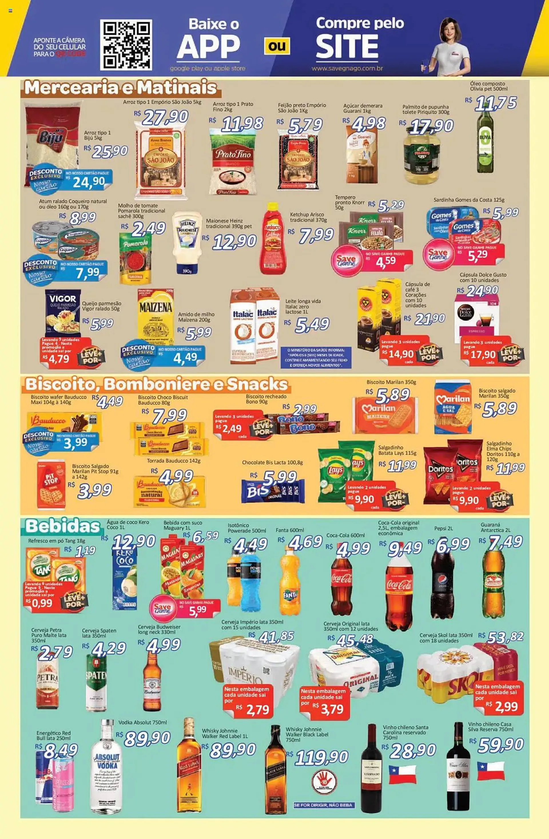 Encarte de Catálogo Supermercados Savegnago 24 de abril até 27 de abril 2025 - Pagina 3