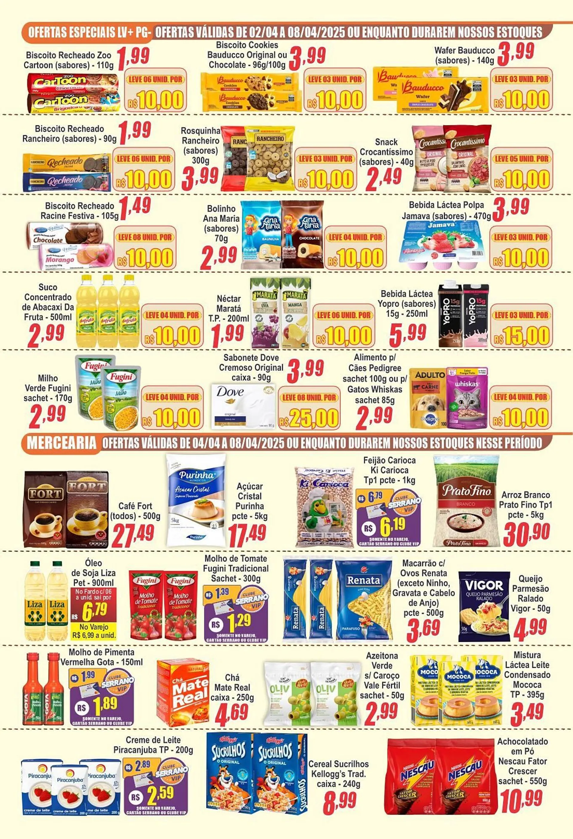 Encarte de Catálogo Serrano Supermercado 1 de abril até 8 de abril 2025 - Pagina 4
