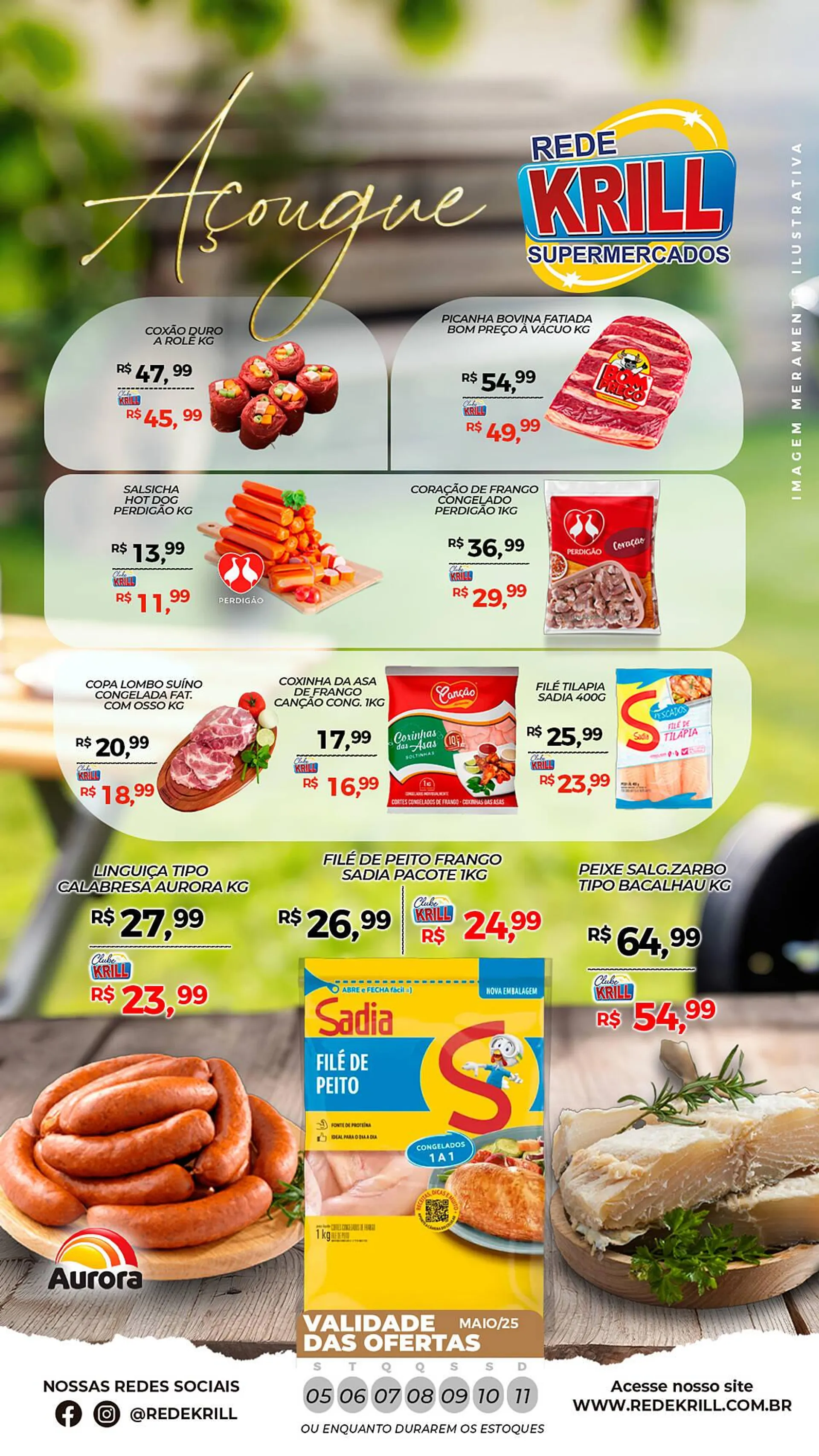 Encarte de Catálogo Rede Krill 5 de maio até 11 de maio 2025 - Pagina 1