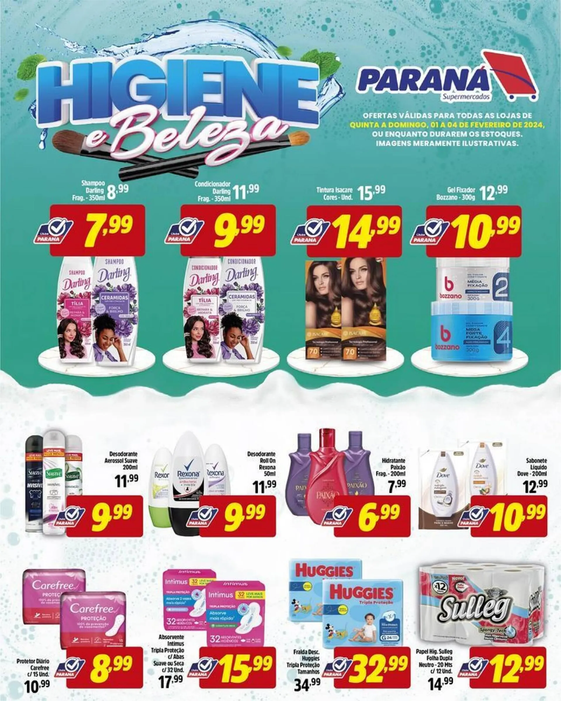 Encarte de Catálogo Supermercado Paraná 1 de fevereiro até 4 de fevereiro 2024 - Pagina 